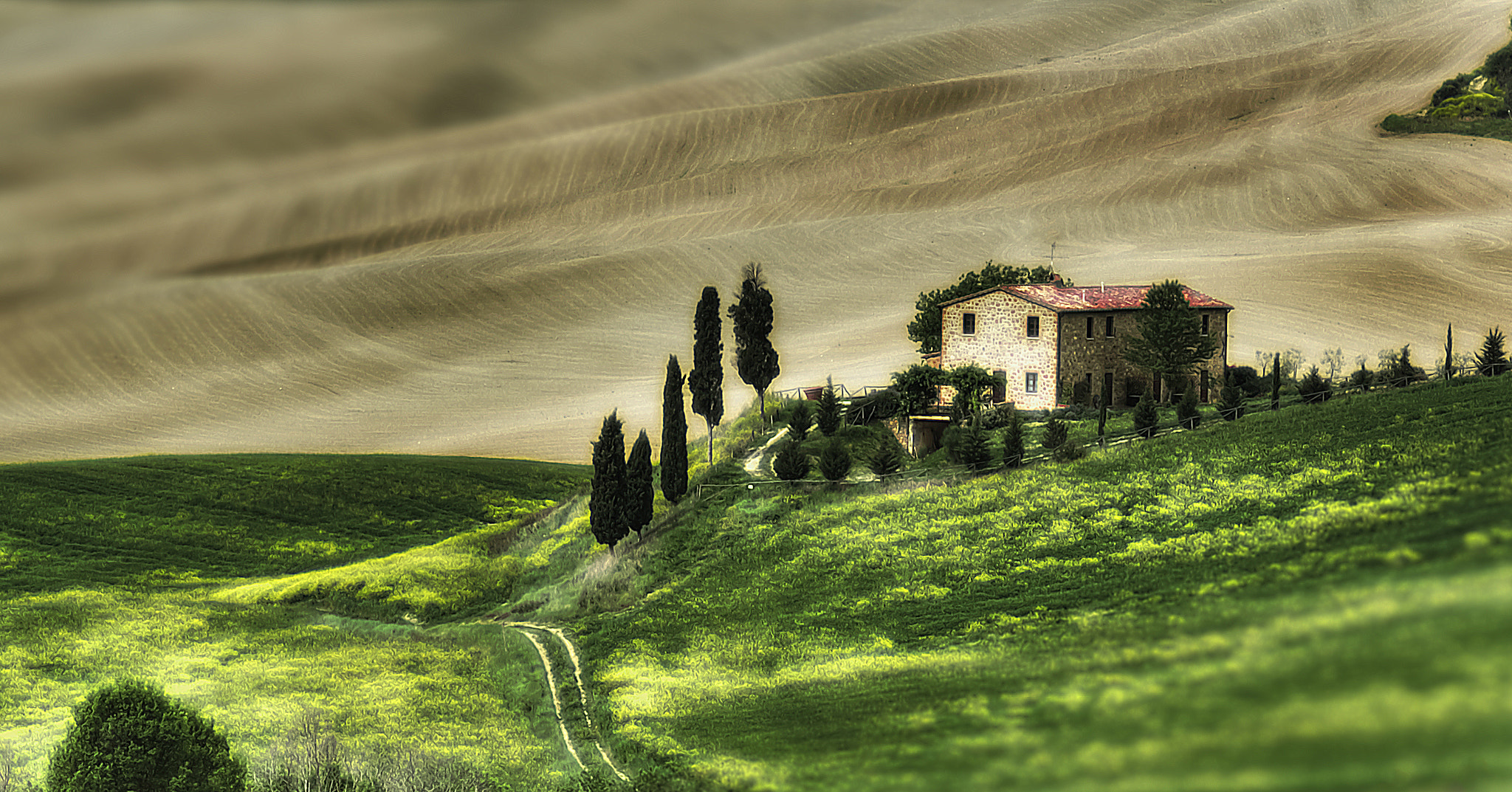 Nikon D3X sample photo. Tuscan farmhouse photography