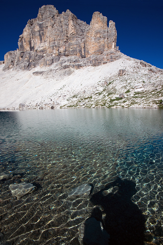 Sony Alpha DSLR-A850 + Sony Vario-Sonnar T* 16-35mm F2.8 ZA SSM sample photo. Me at lake pisciadù photography