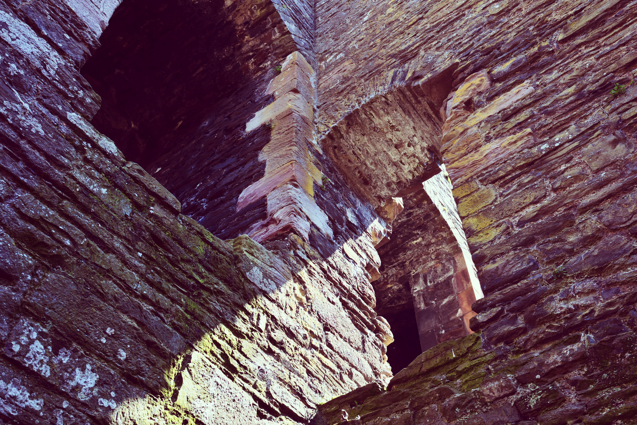 Nikon D800 + AF-S Nikkor 35mm f/1.8G sample photo. Doors without floors conwy castle photography