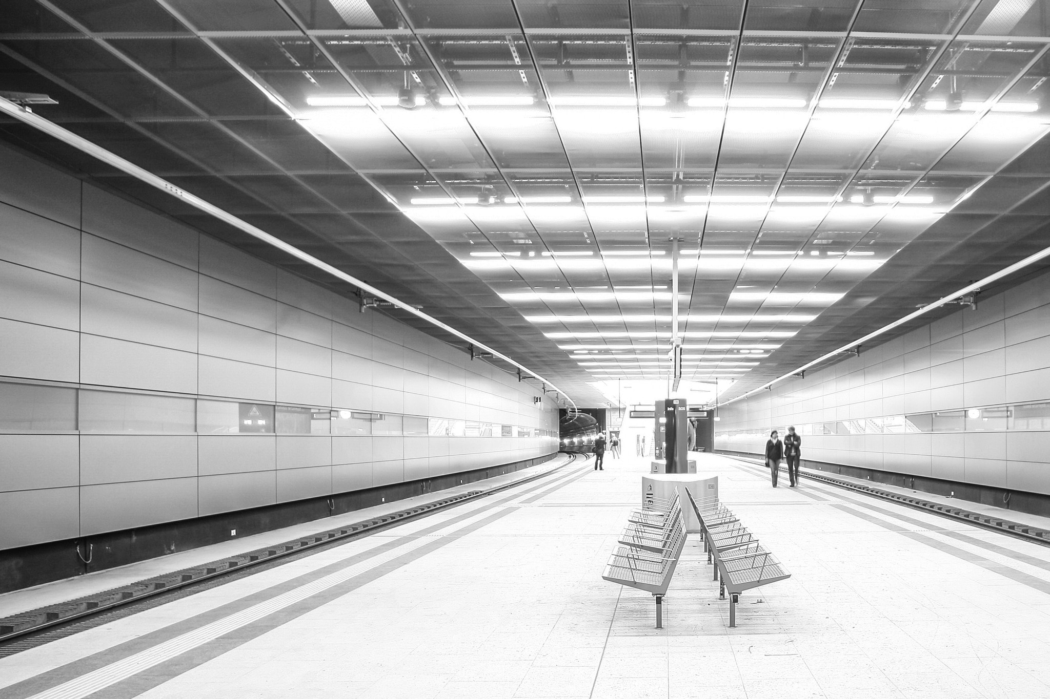 Canon EOS-1D Mark III + Sigma 15-30mm f/3.5-4.5 EX DG Aspherical sample photo. New station at the metro-line in leipzig photography