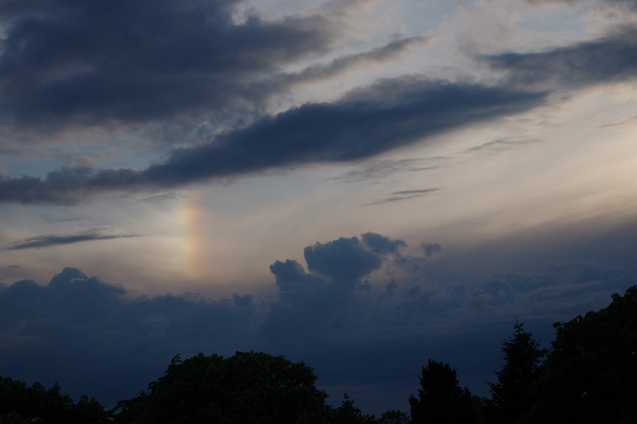 Pentax smc DA 18-55mm F3.5-5.6 ED AL II (IF) sample photo. Sun dog(parhelia) photography