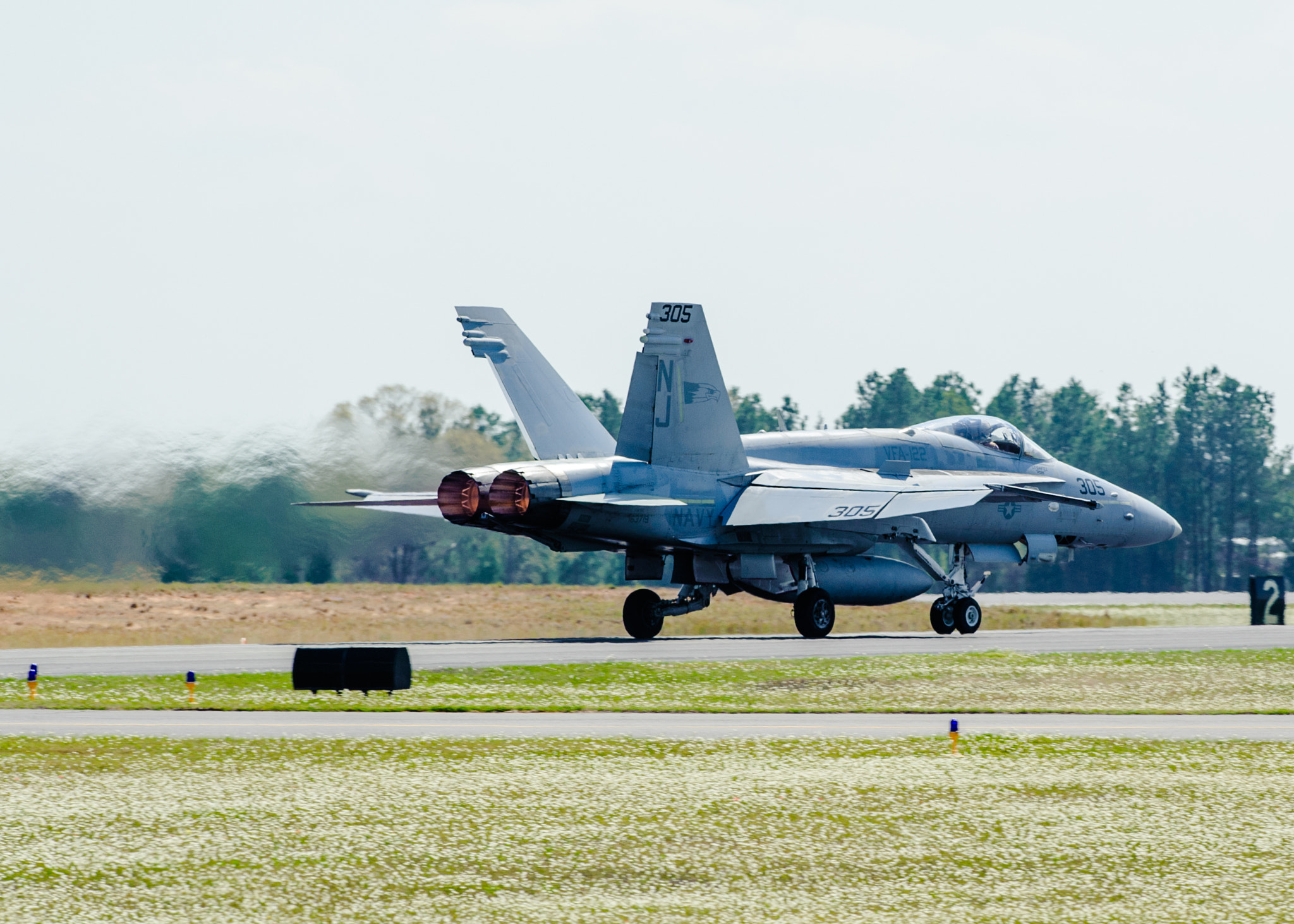 Nikon AF-S Nikkor 300mm F2.8G ED VR II sample photo. F18 afterburners on photography