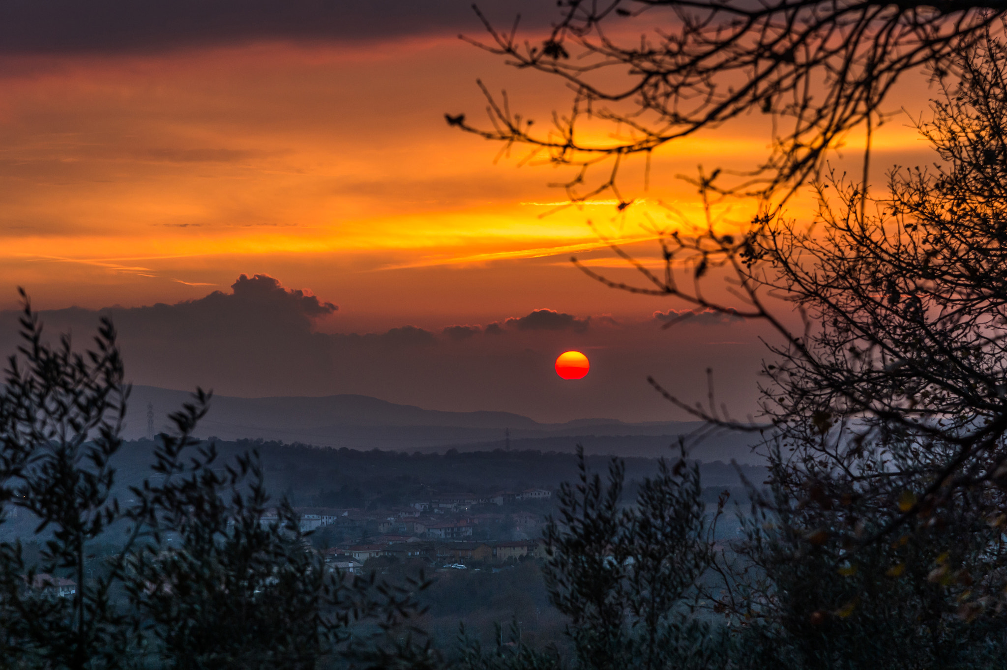 Nikon Df sample photo. Italian sunset photography