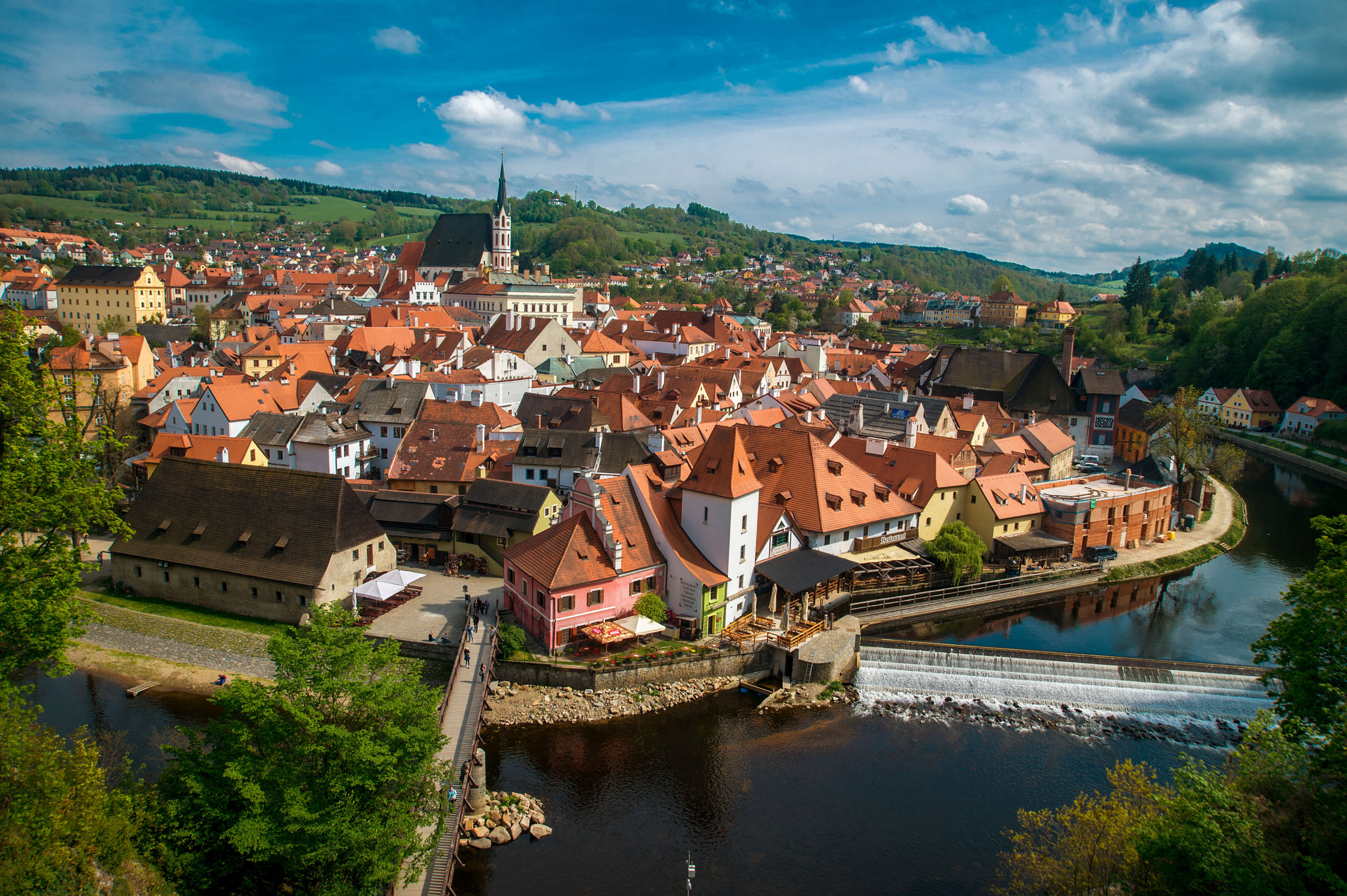 AF Zoom-Nikkor 24-120mm f/3.5-5.6D IF sample photo. Cesky krumlov photography