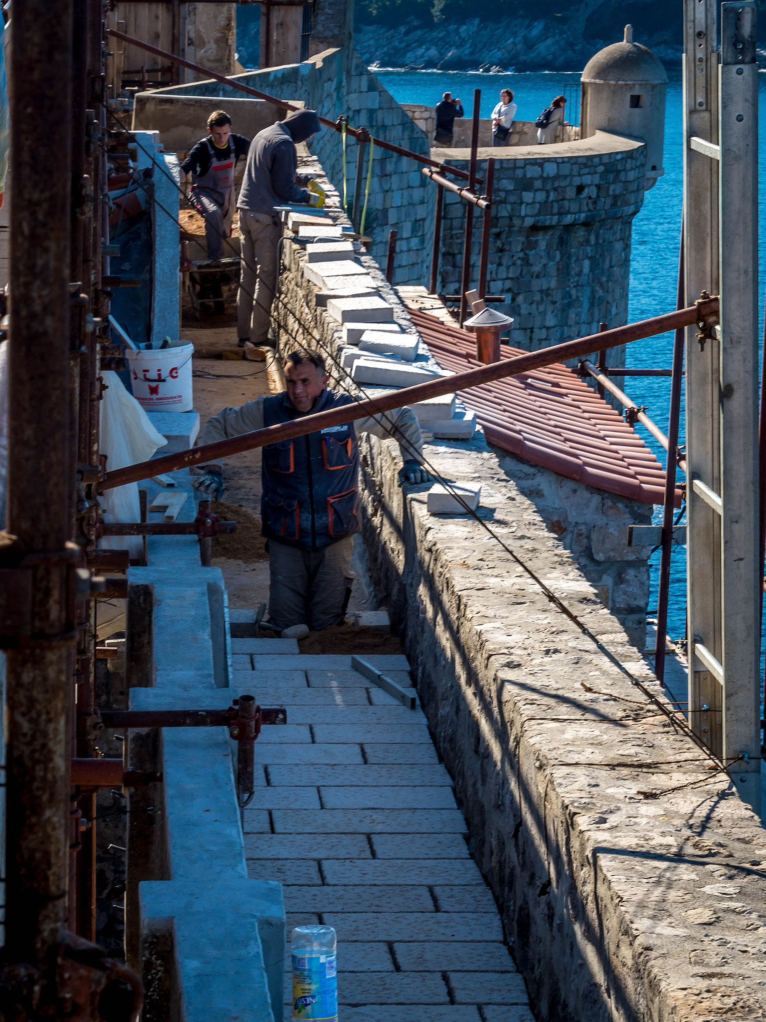 Panasonic Lumix DMC-GH3 sample photo. Dubrovnik repairs photography