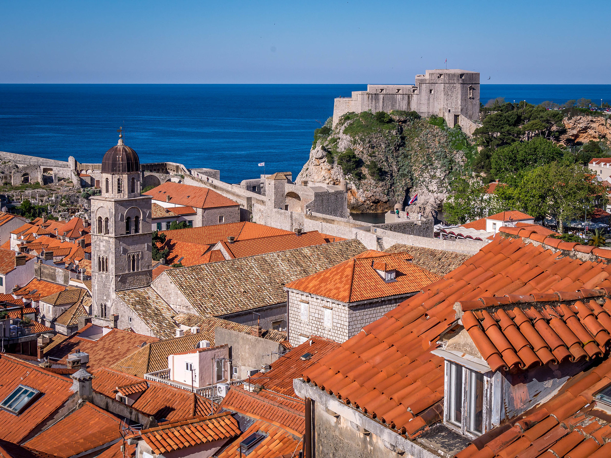 Panasonic Lumix DMC-GH3 sample photo. Fortress across from dubrovnik photography