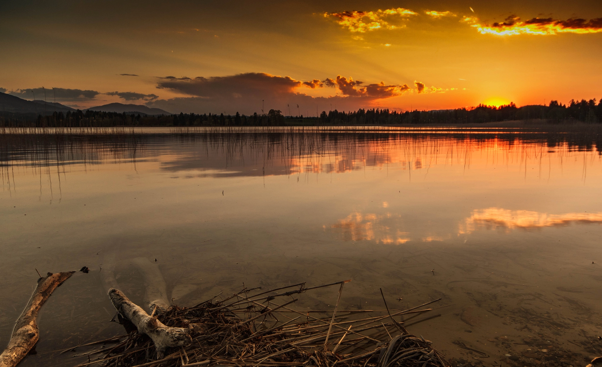 Canon EOS 1200D (EOS Rebel T5 / EOS Kiss X70 / EOS Hi) + Sigma 10-20mm F4-5.6 EX DC HSM sample photo. Dreamy evening at the lake photography