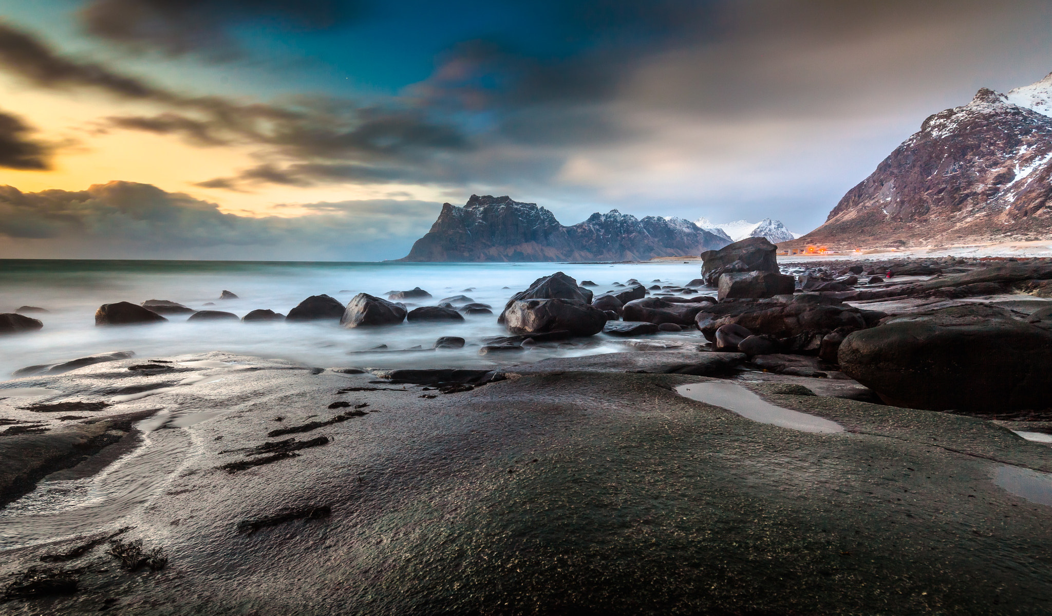 Canon TS-E 17mm F4L Tilt-Shift sample photo. Utakleiv beach, lofoten, norway photography