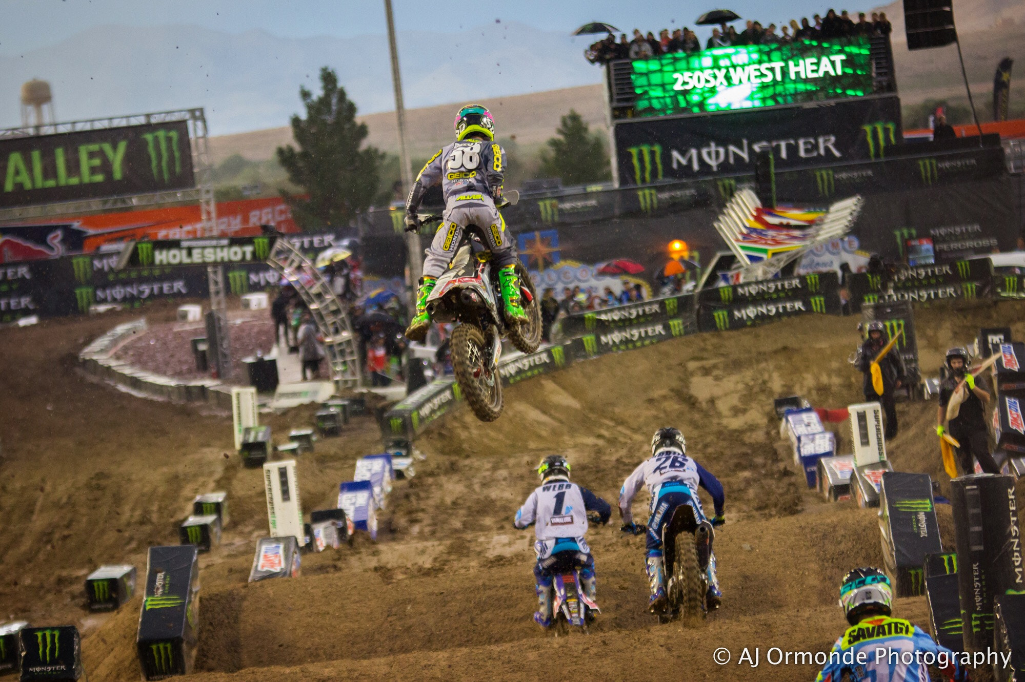 Sigma 70-200mm F2.8 EX DG OS HSM sample photo. The last ama supercross race in las vegas, nevada was the muddiest race of the year! photography