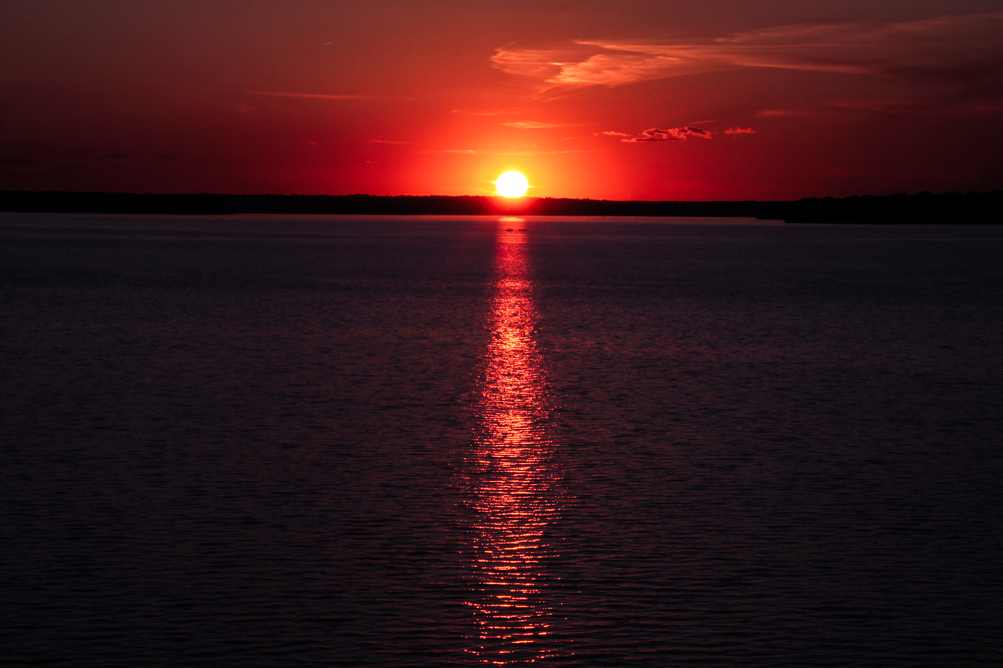 Sigma 18-250mm F3.5-6.3 DC OS HSM sample photo. Clinton lake at sunset photography
