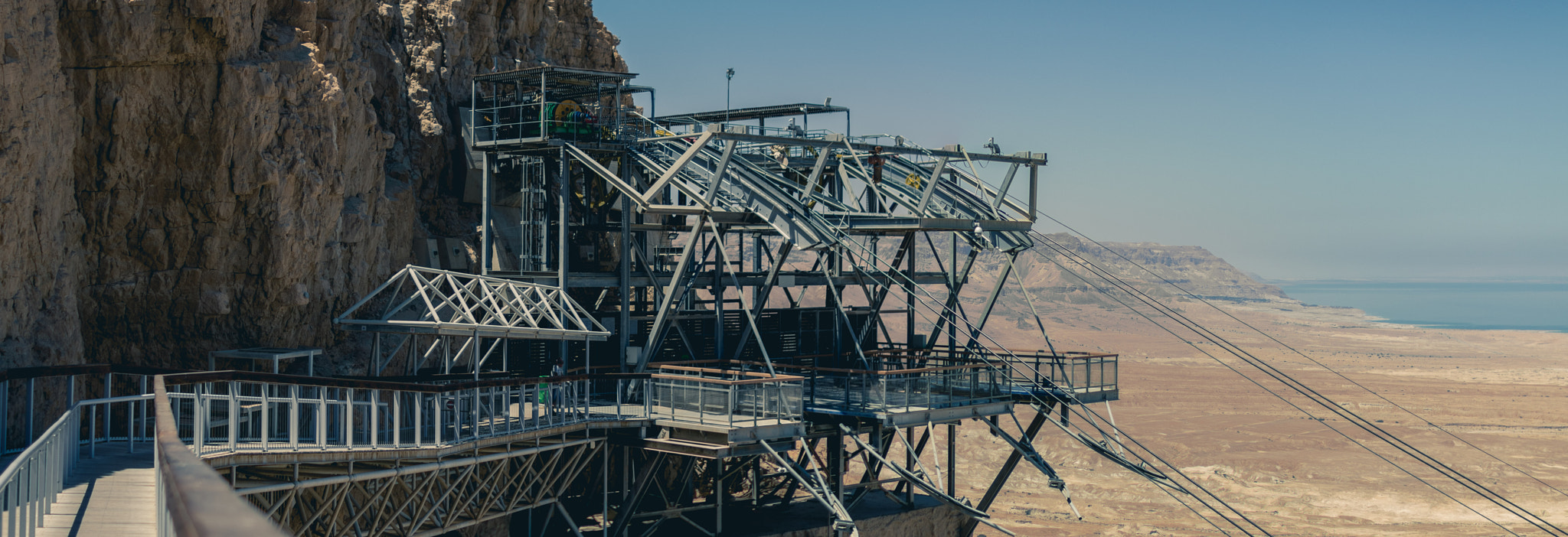 Sigma 30mm F1.4 EX DC HSM sample photo. Masada national park cableway photography