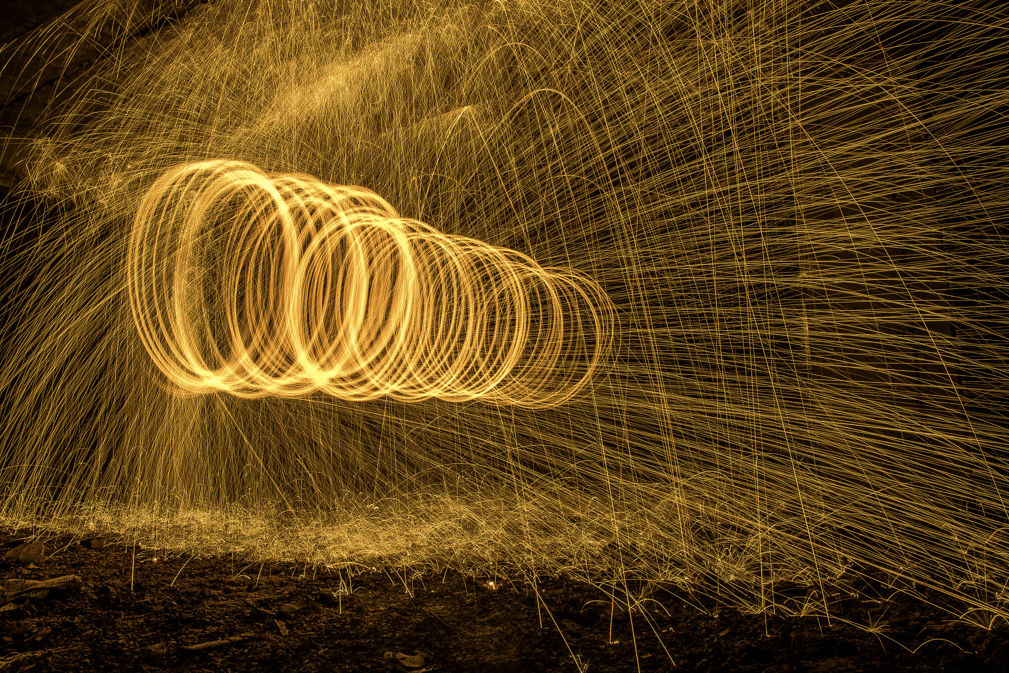 Canon EF-S 18-135mm F3.5-5.6 IS STM sample photo. Steelwool tunnel photography