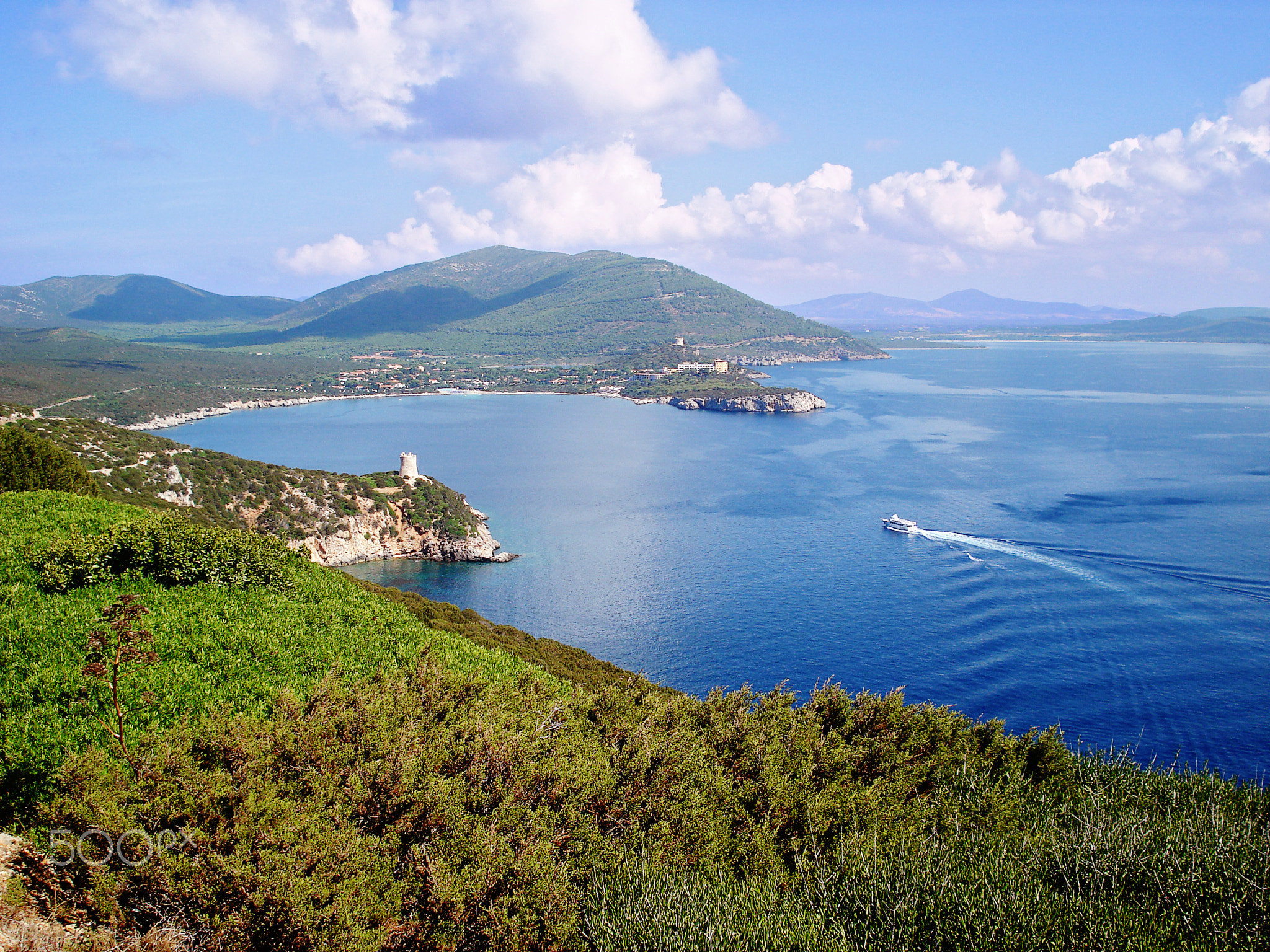 Porto Conte is the most beautiful gulf on the northwest coast of the island of Sardinia Italy