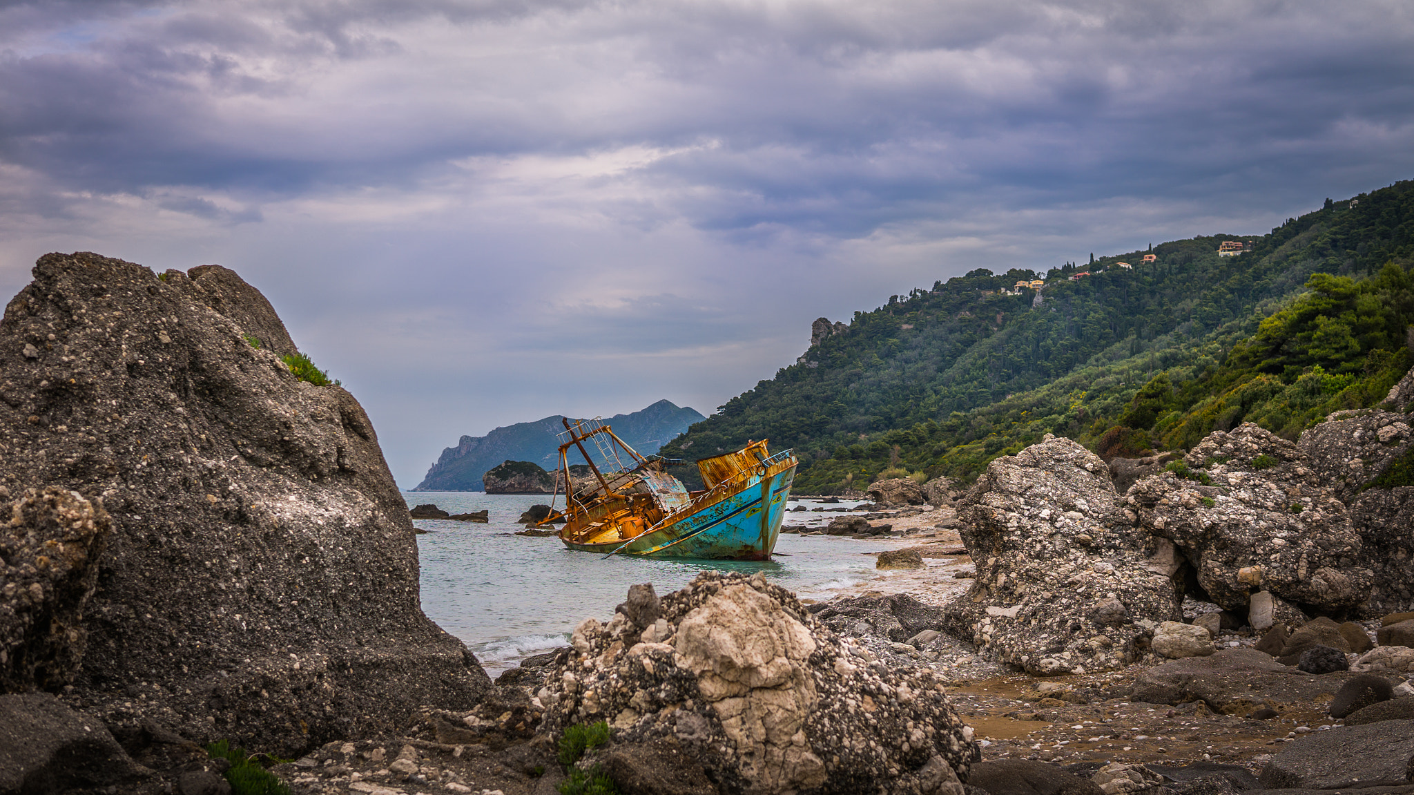 Sony Alpha NEX-6 + Sigma 30mm F2.8 EX DN sample photo. Corfu navagio photography