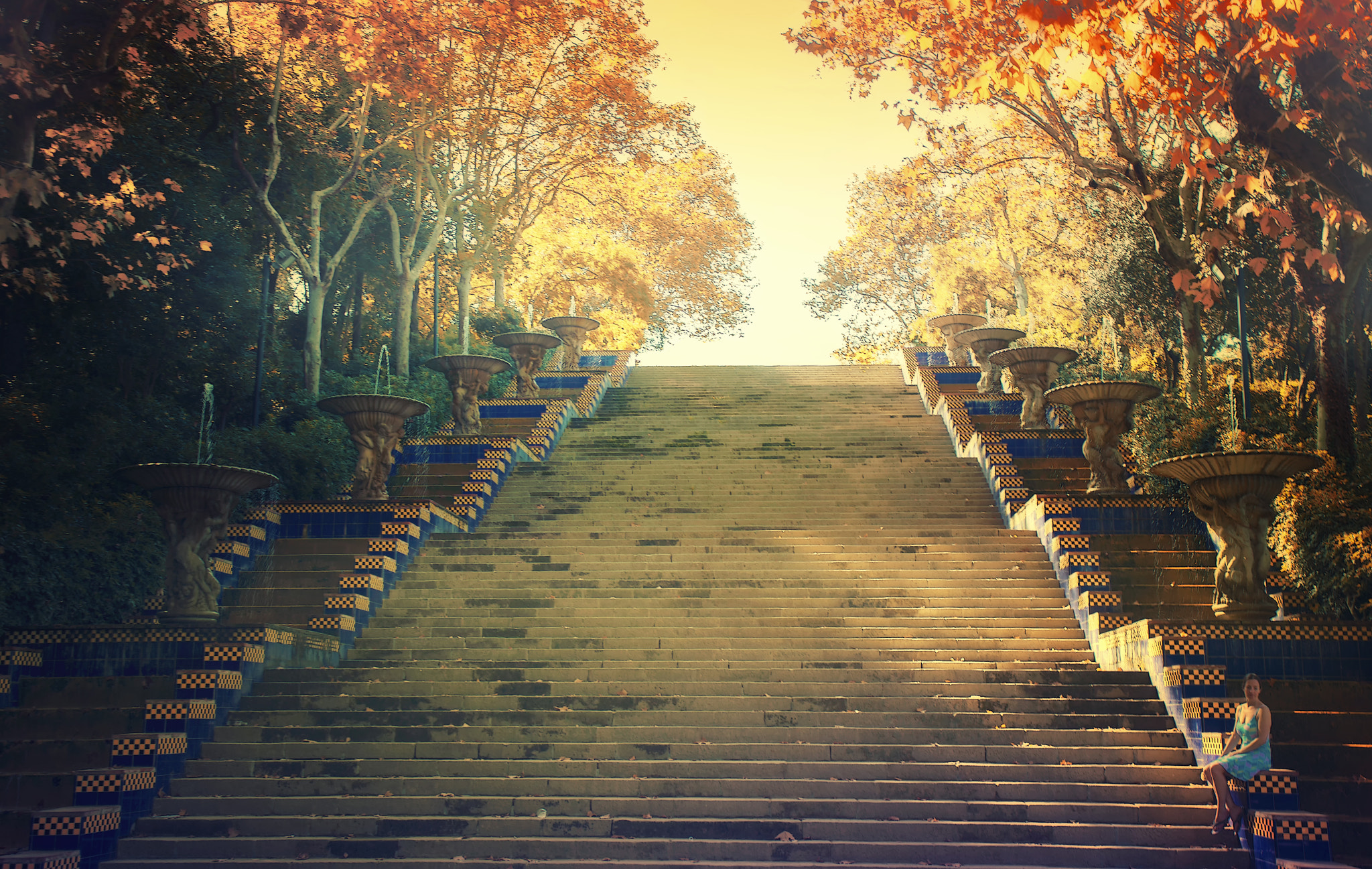 Nikon D600 + Sigma 24-70mm F2.8 EX DG Macro sample photo. On top of montjuic. photography