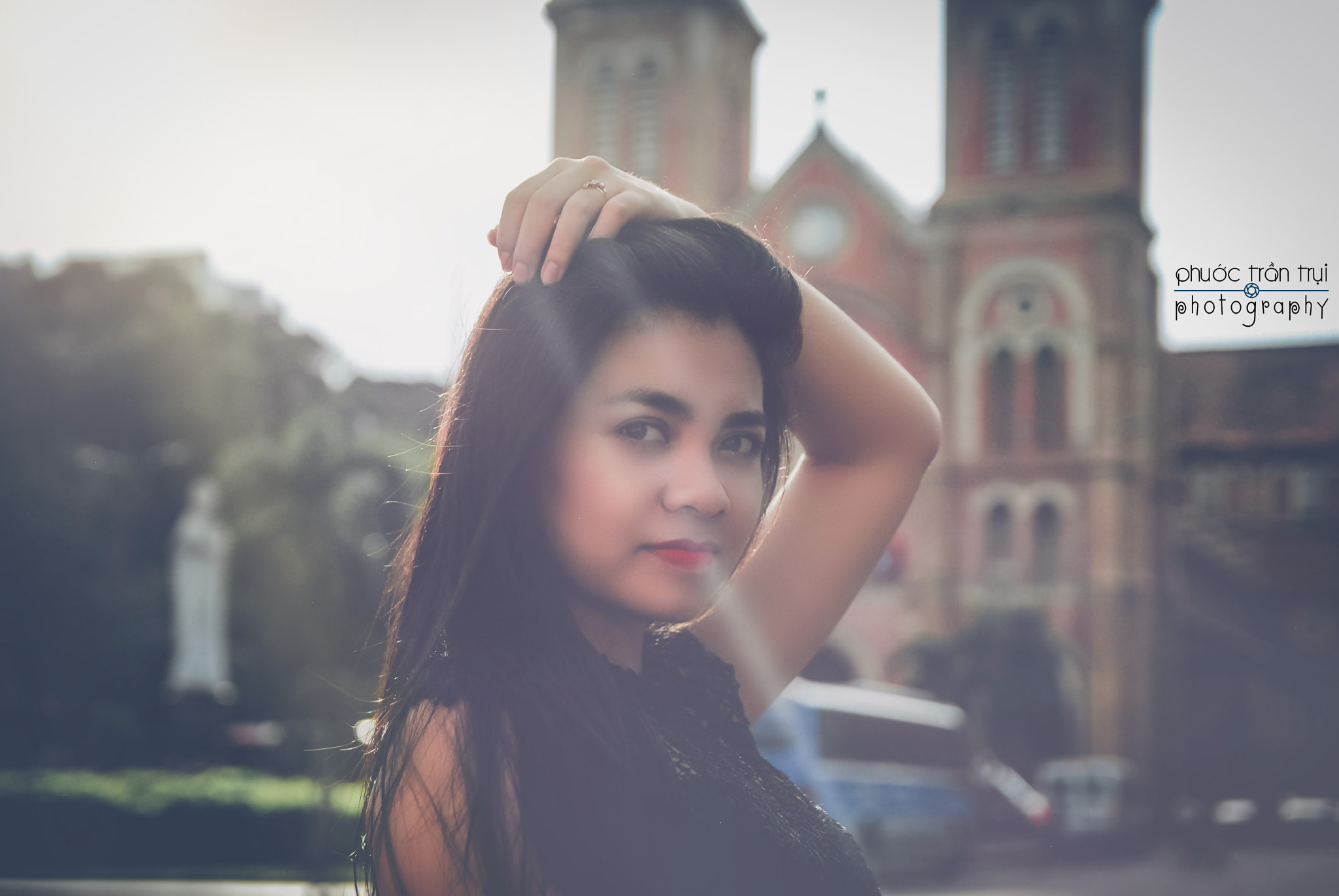 Sigma 17-50mm F2.8 EX DC OS HSM sample photo. Girl and church photography