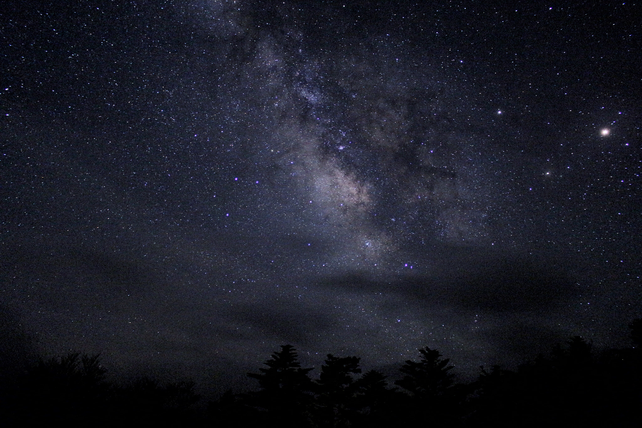Canon EOS 100D (EOS Rebel SL1 / EOS Kiss X7) sample photo. Milky way photography