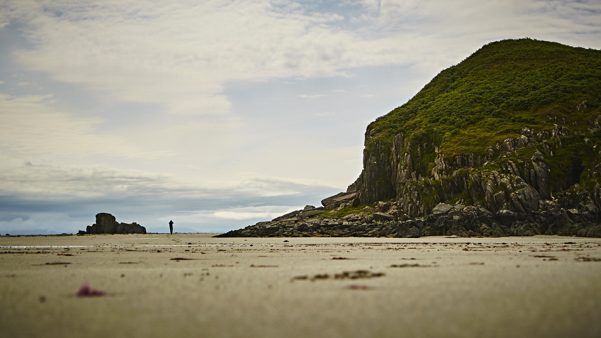 Nikon 1 J3 sample photo. Beach in scotland photography