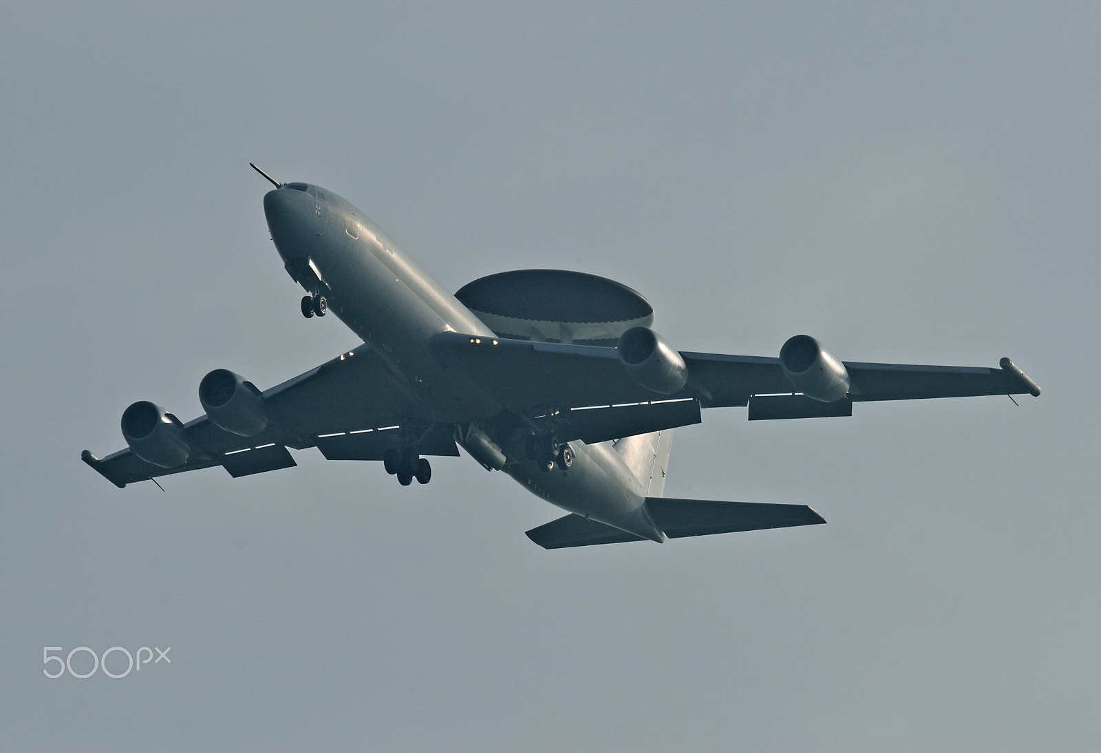 Canon EOS 30D + Canon EF 100-400mm F4.5-5.6L IS USM sample photo. Boeing e-3d sentry, zh101. photography
