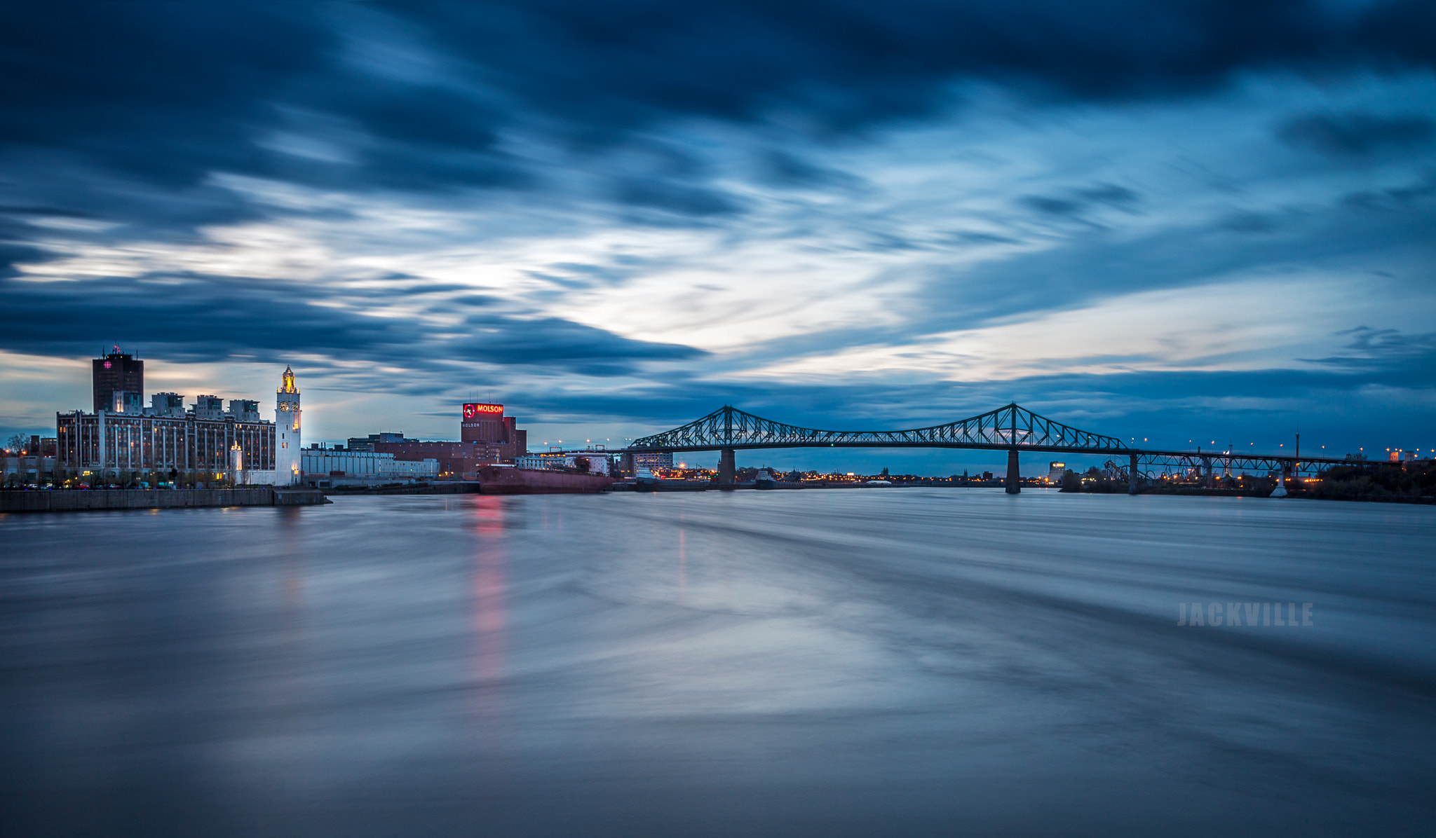 Canon EF 20-35mm f/2.8L sample photo. Montreal's jacques-cartier bridge photography