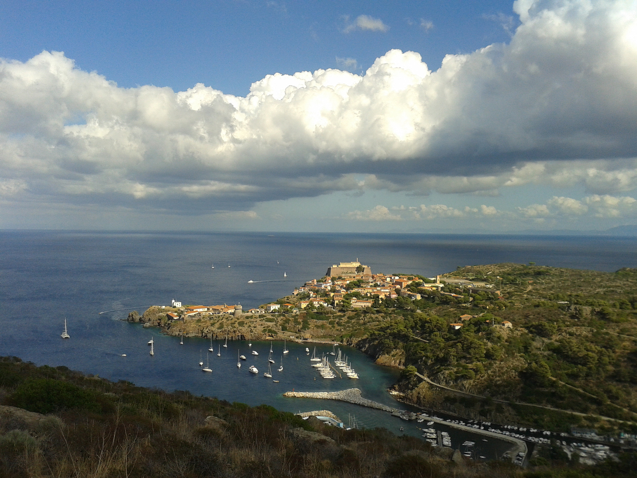 Samsung Galaxy S Advance sample photo. Capraia island, italy photography