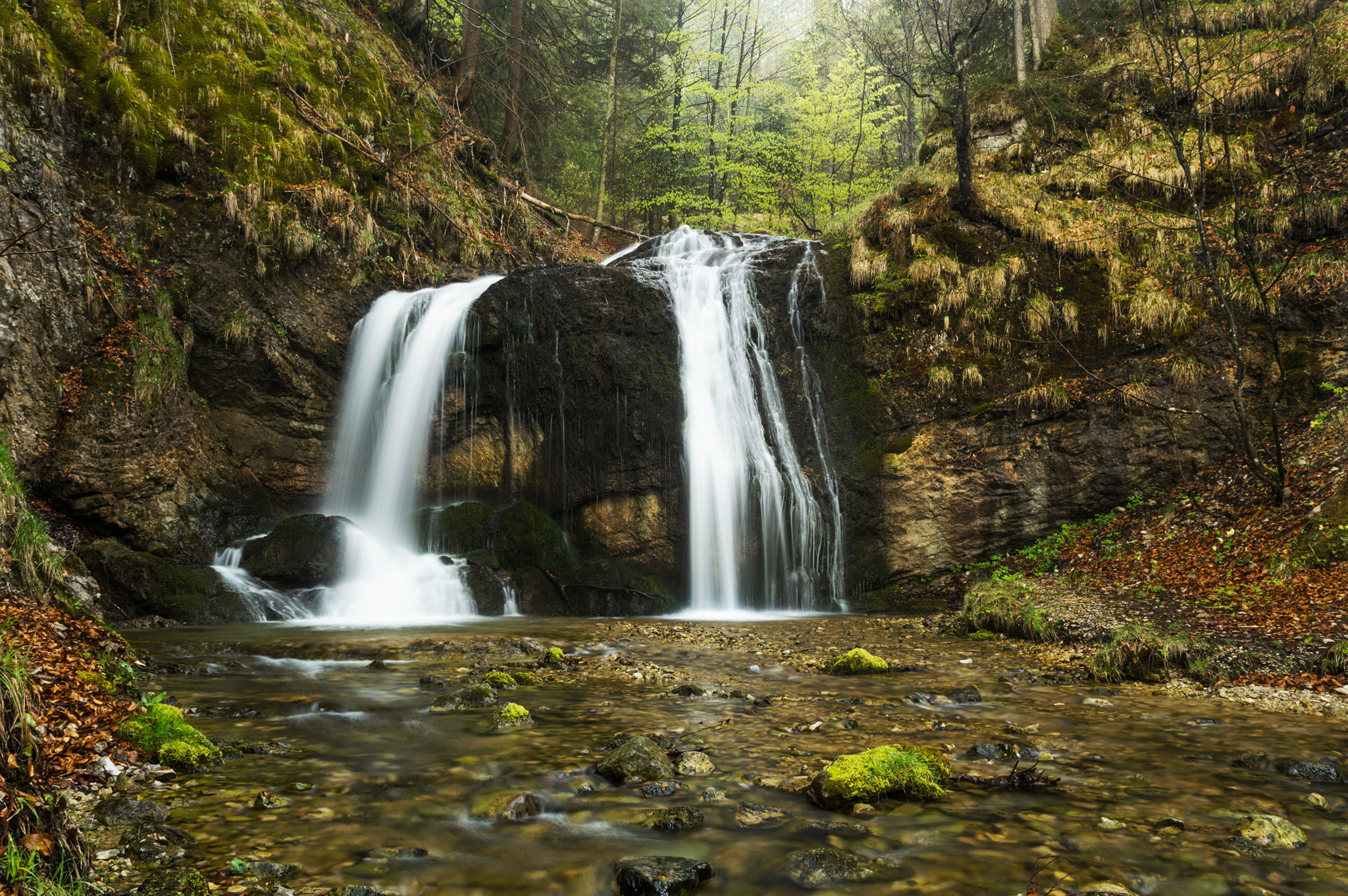 Sony SLT-A57 sample photo. Josefstal falls photography