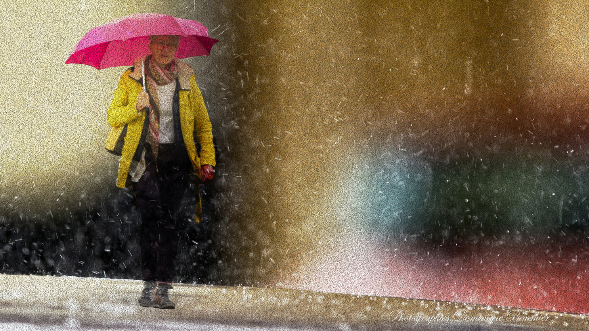 Canon EF 70-200mm F2.8L IS II USM sample photo. Walking in the rain ♫♪ photography
