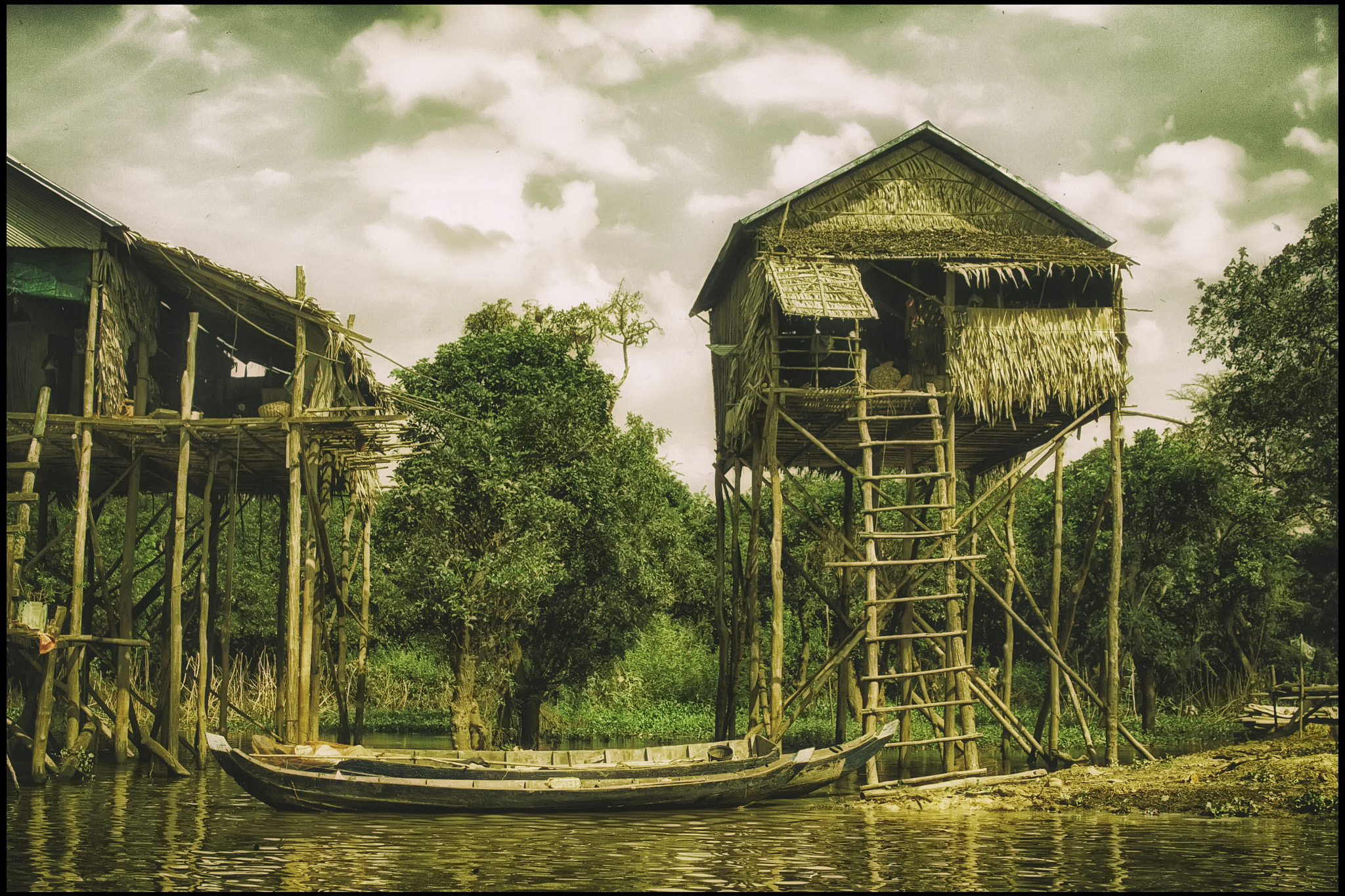 Canon EOS 40D sample photo. Cambodia - floating village 5 photography