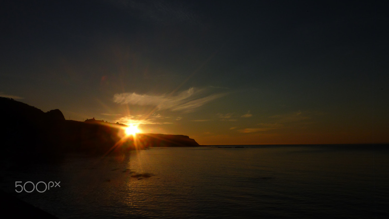 Panasonic DMC-FX60 sample photo. Sunset in scotland photography