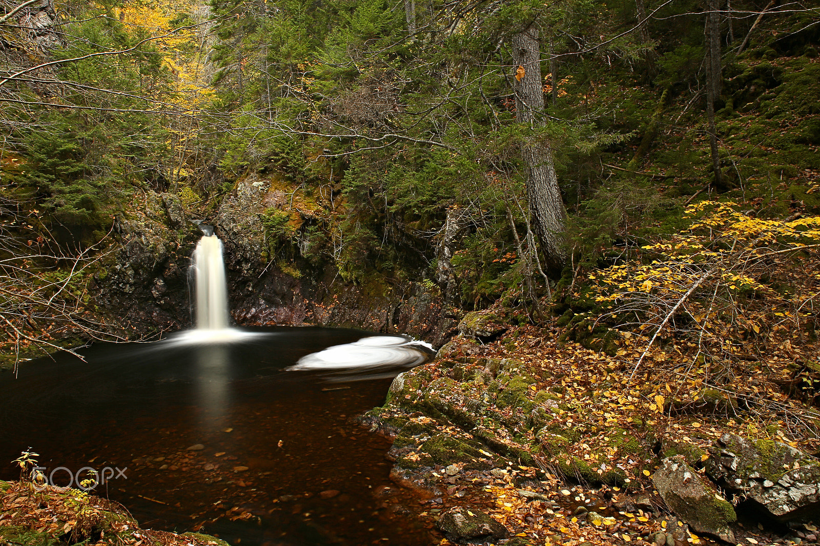 Canon EOS 6D + Canon EF 22-55mm f/4-5.6 USM sample photo. Upper harrington river falls photography