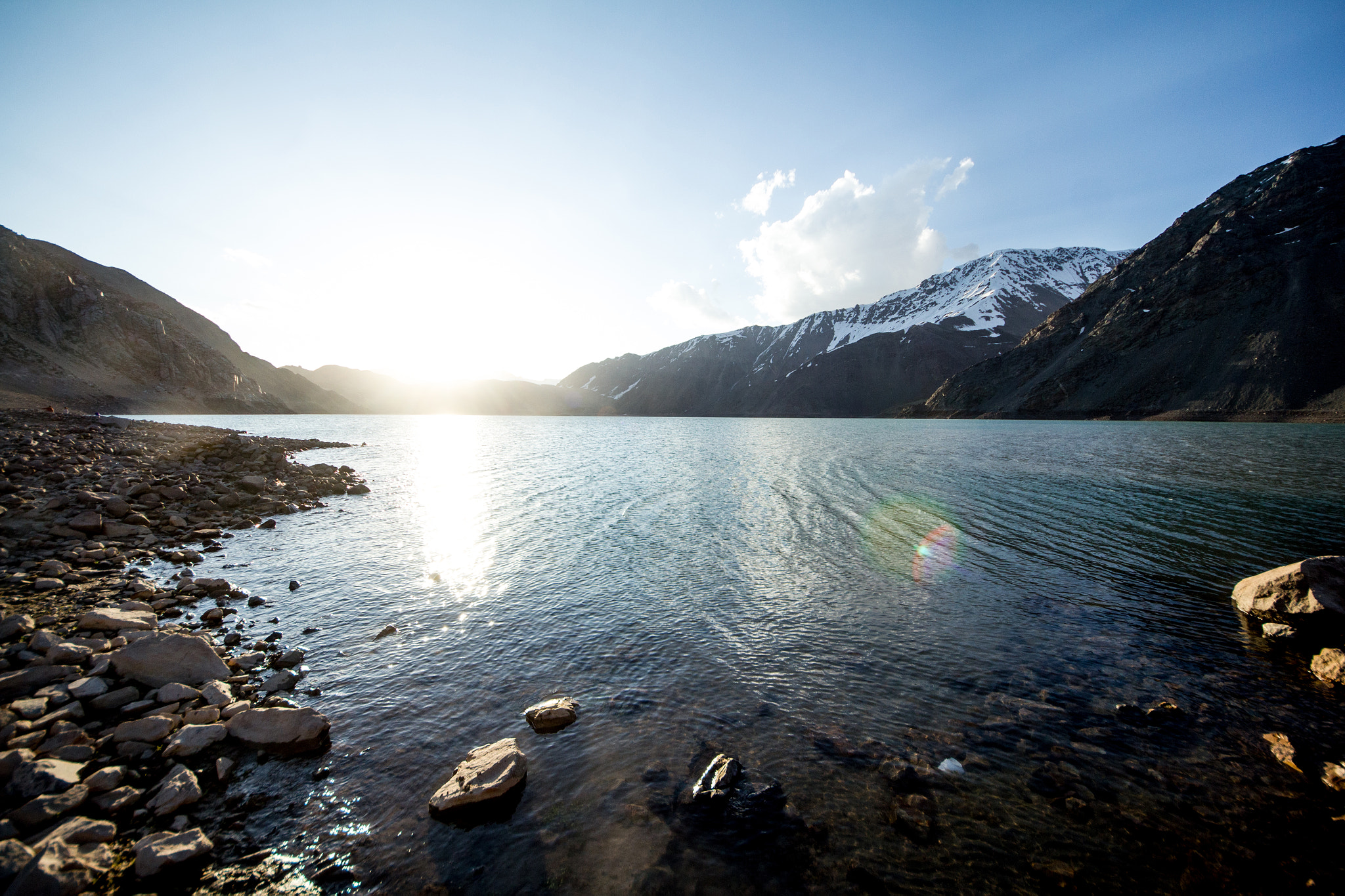 Sigma 8-16mm F4.5-5.6 DC HSM sample photo. Embalse del yeso / chile photography