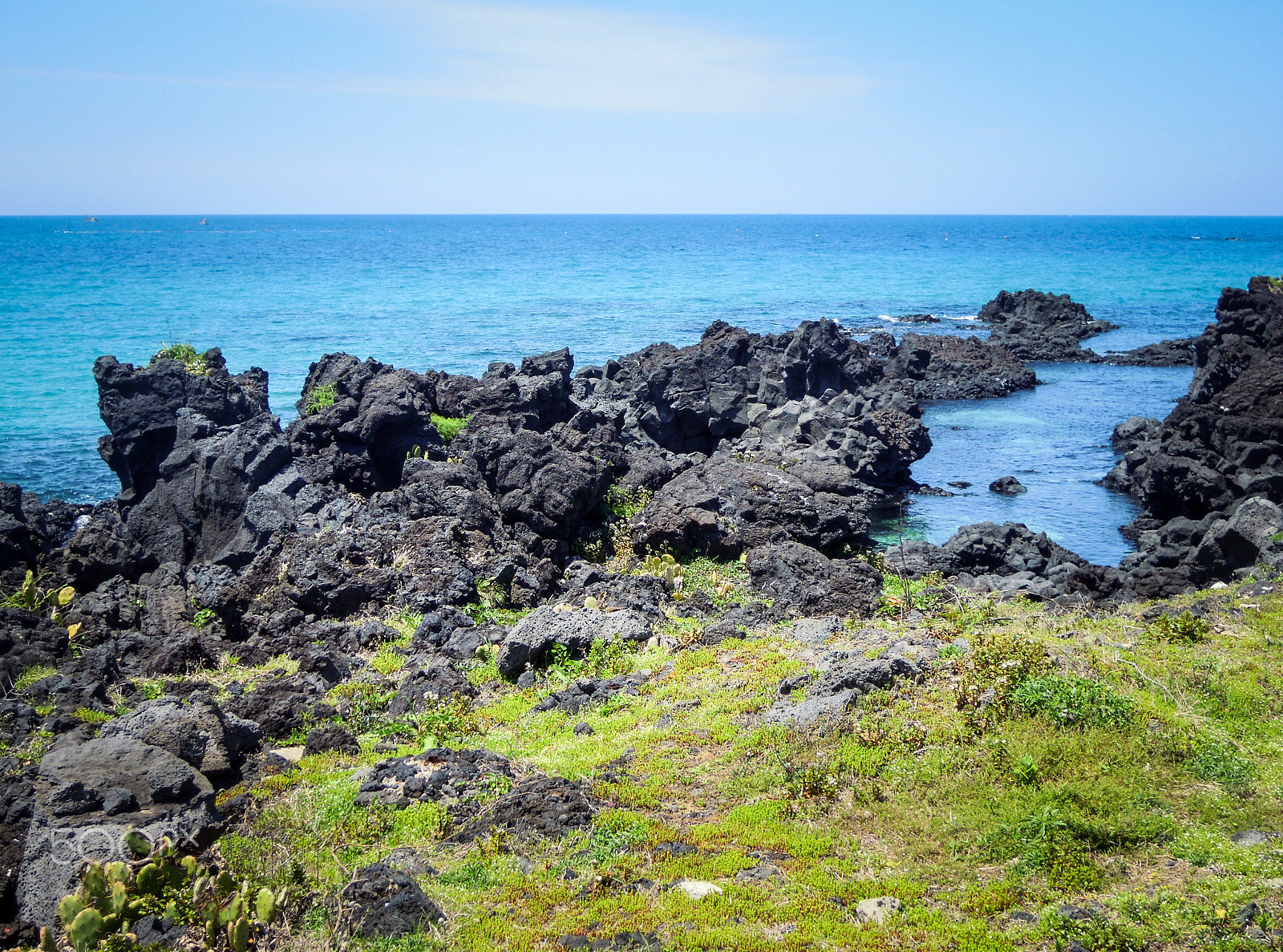 Nikon Coolpix S5100 sample photo. Coastline in jeju-do / jeju island photography