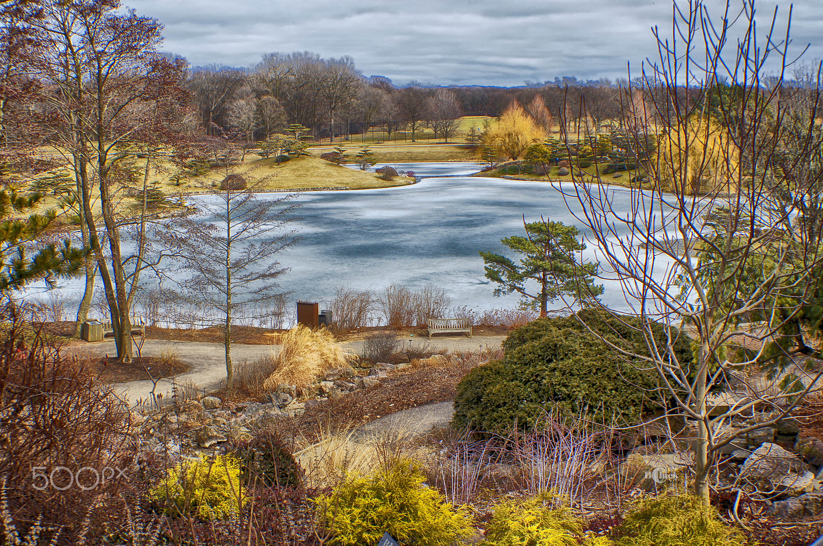 Sony SLT-A55 (SLT-A55V) sample photo. Gardens photography