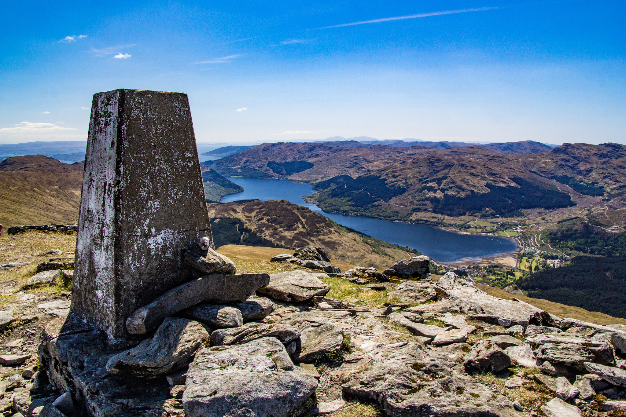 Canon EF-S 18-135mm F3.5-5.6 IS STM sample photo. Loch goil from ben donich photography