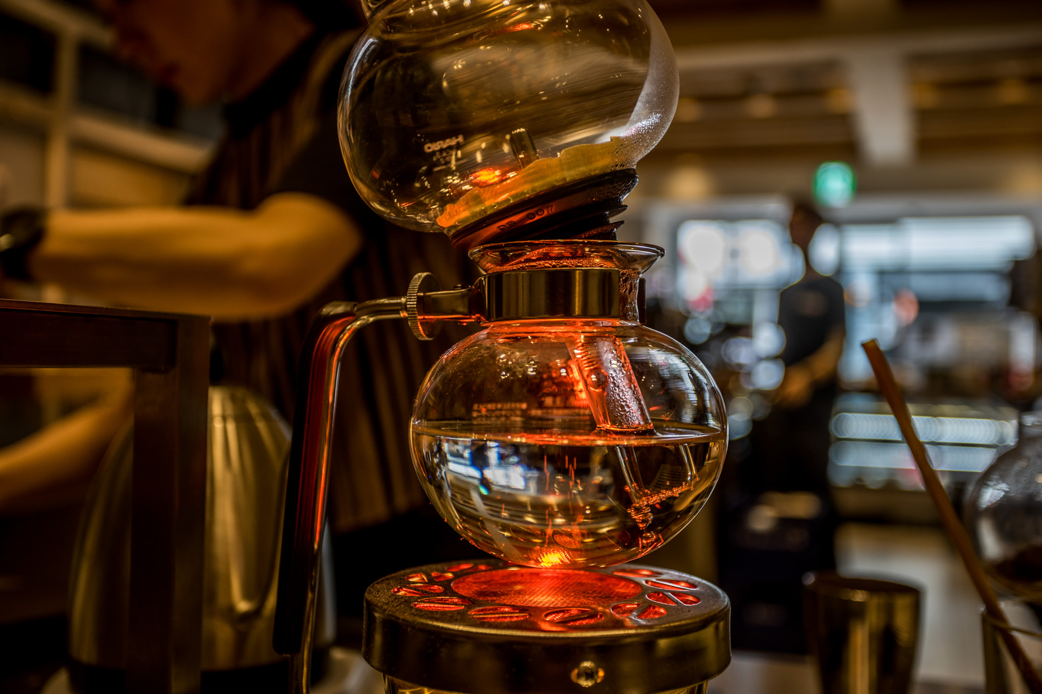 Sony a7 II + Canon EF 17-40mm F4L USM sample photo. The coffee maker photography