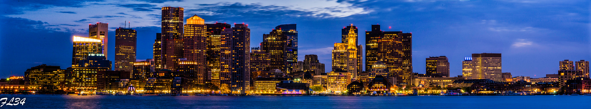 Nikon D7100 + Nikon AF-S Nikkor 85mm F1.4G sample photo. Boston skyline photography