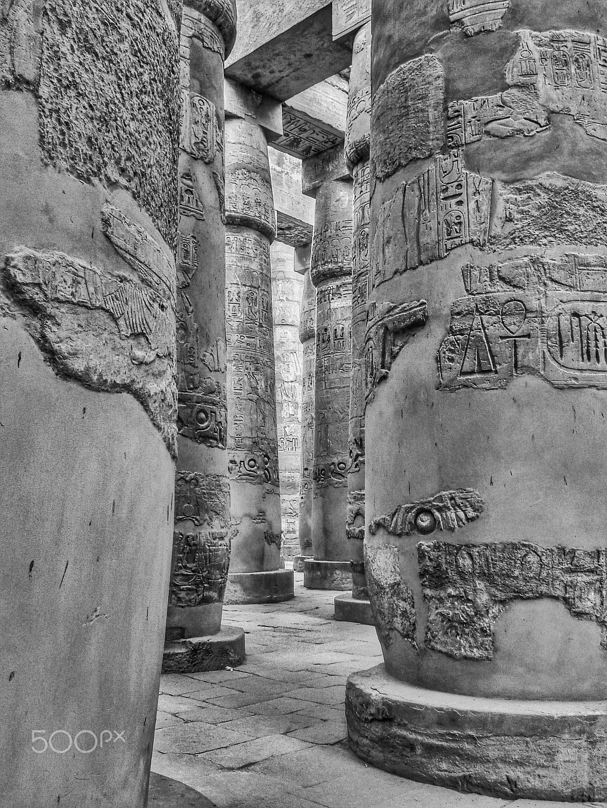 Fujifilm FinePix F710 sample photo. Karnak ramesses iii temple photography