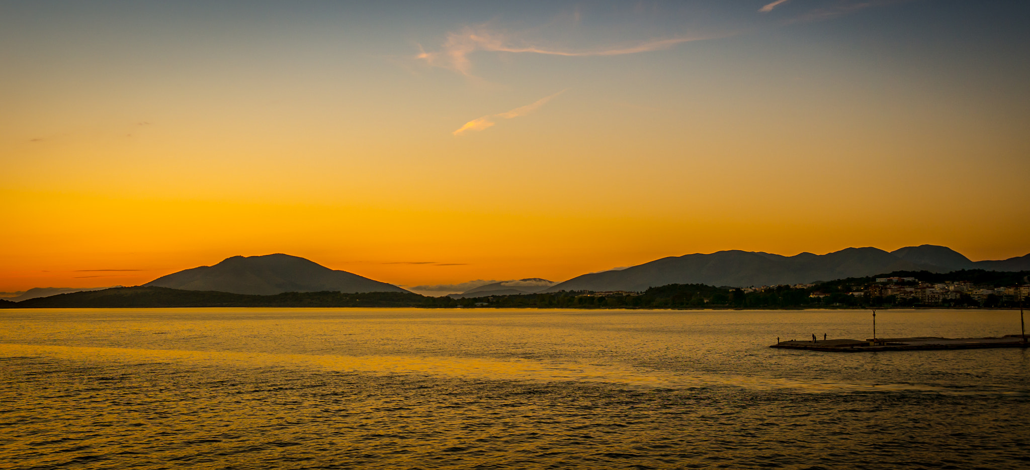 Sony Alpha NEX-6 + Sigma 19mm F2.8 EX DN sample photo. Corfu sunset photography