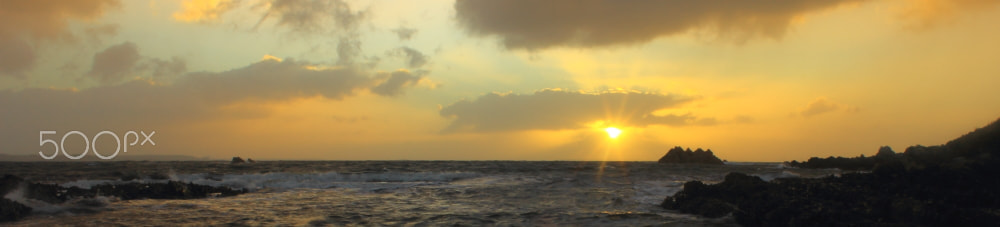 Canon EF-S 18-55mm F3.5-5.6 sample photo. Rocky cape dusk photography