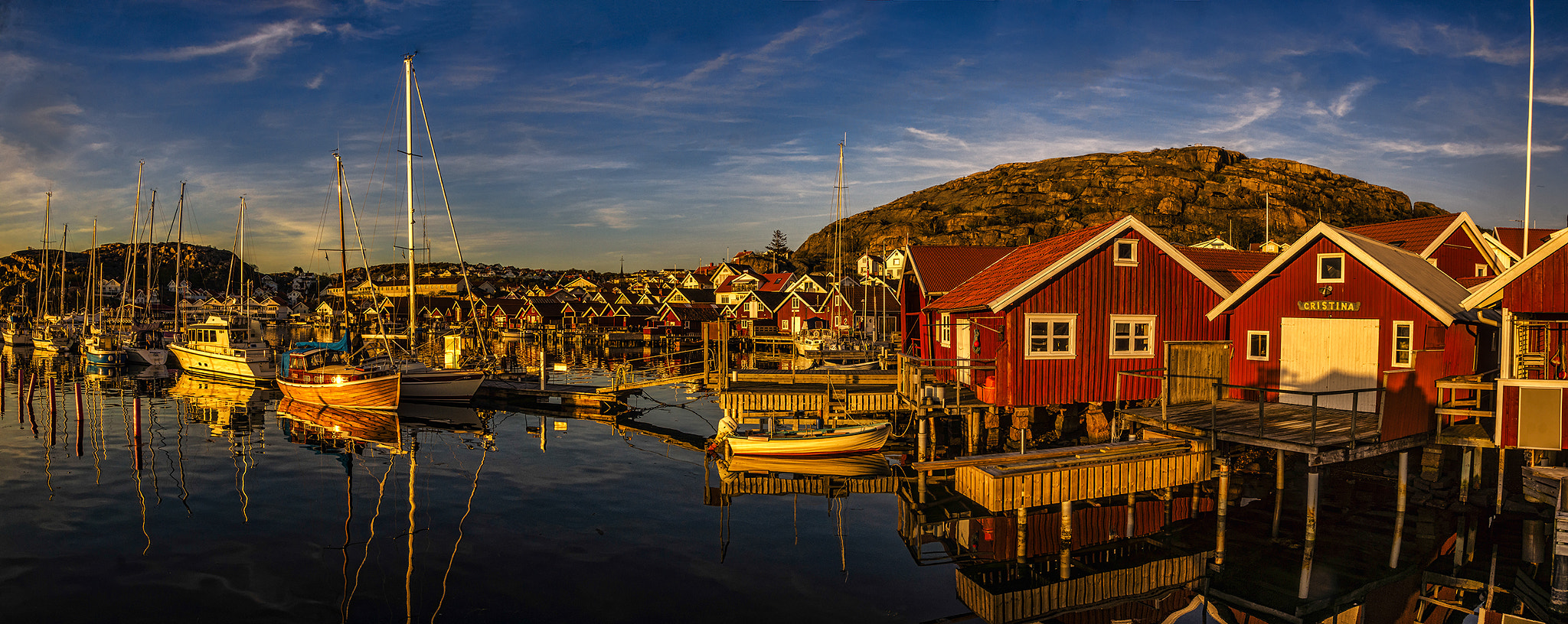 Sony SLT-A65 (SLT-A65V) + 17-50mm F2.8 sample photo. Hunnebostrand harbour photography