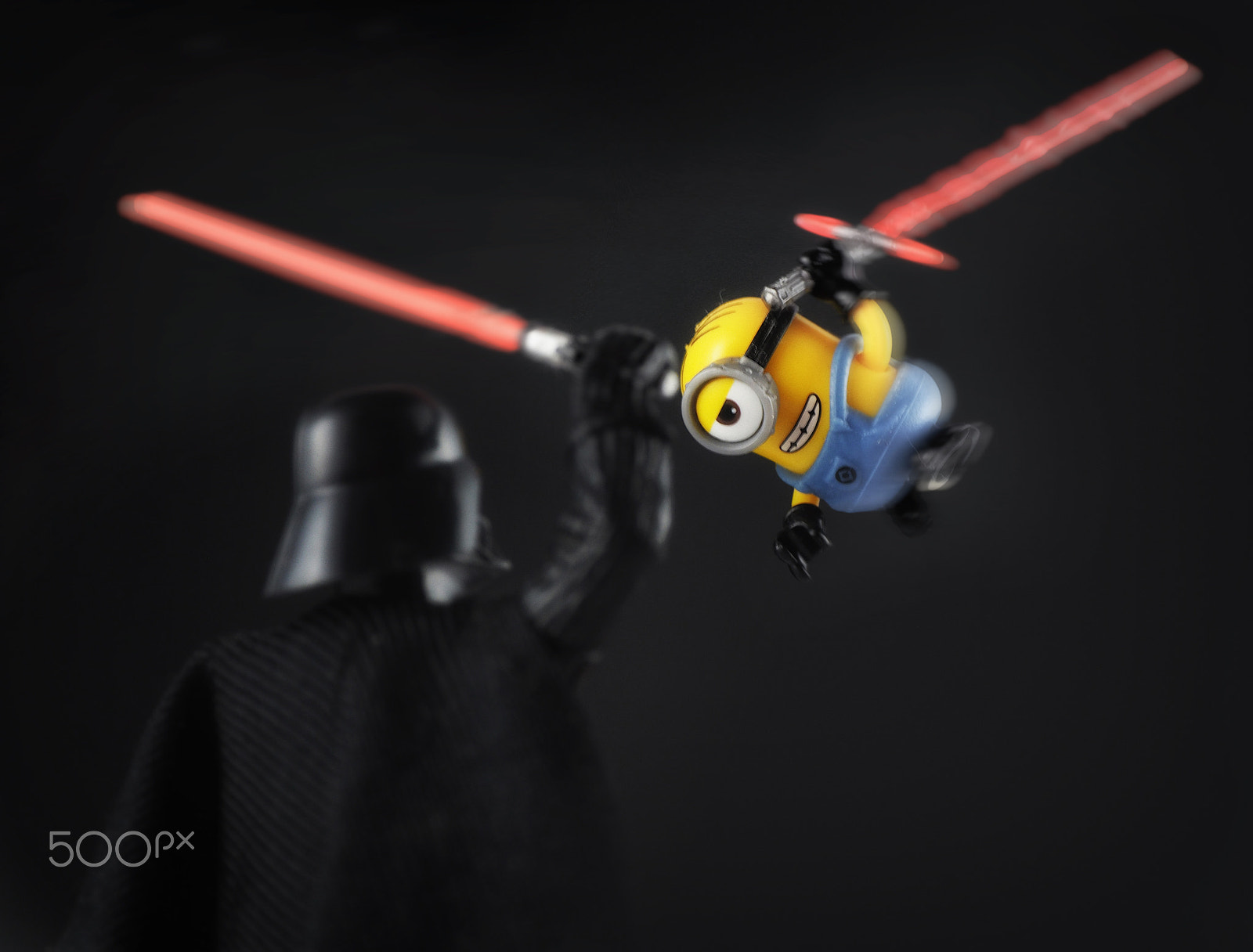 Olympus OM-D E-M10 + OLYMPUS M.12-50mm F3.5-6.3 sample photo. Vader vs minion :) photography