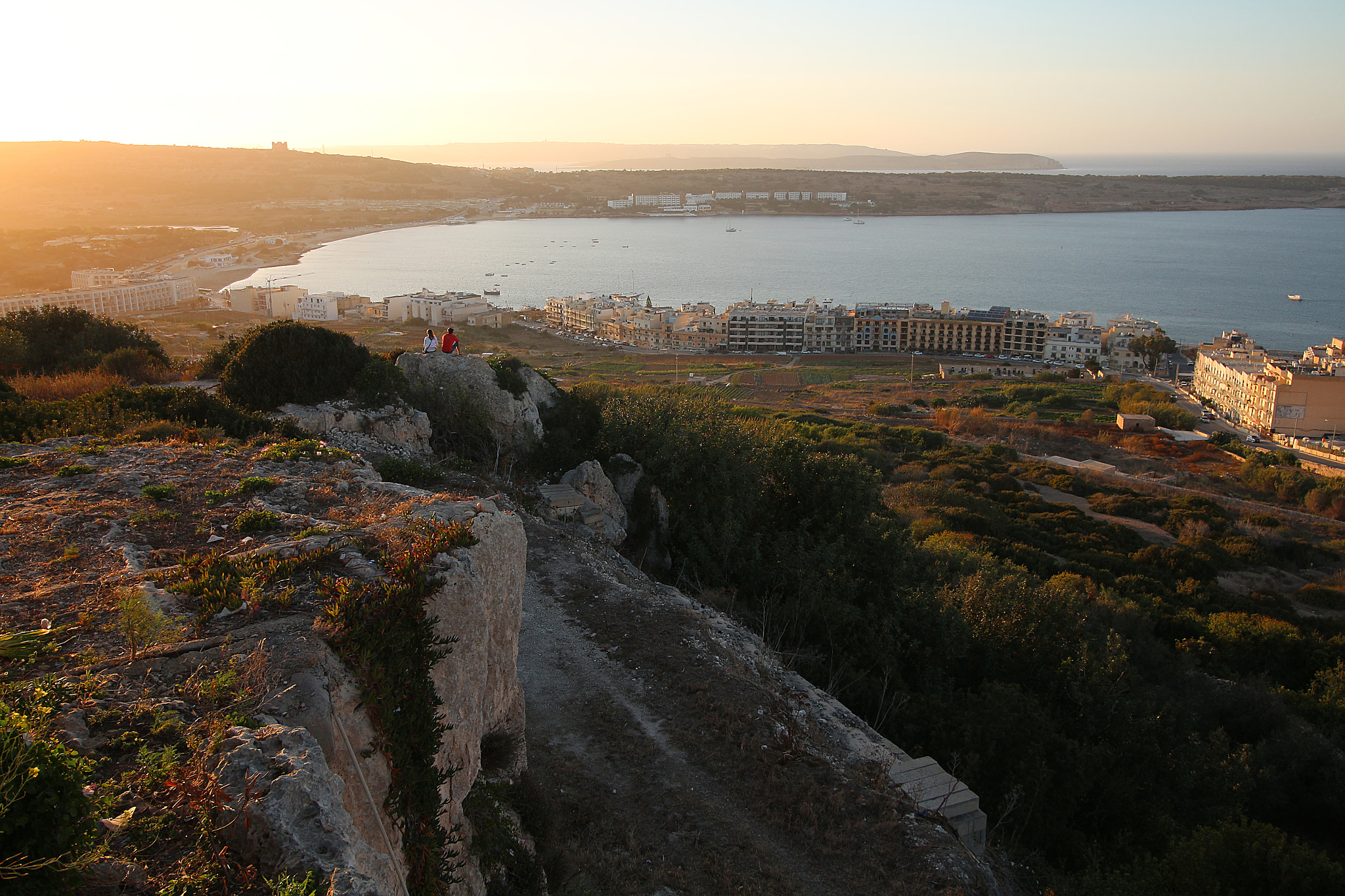 Canon EF-S 10-18mm F4.5–5.6 IS STM sample photo. Mellieha bay malta photography