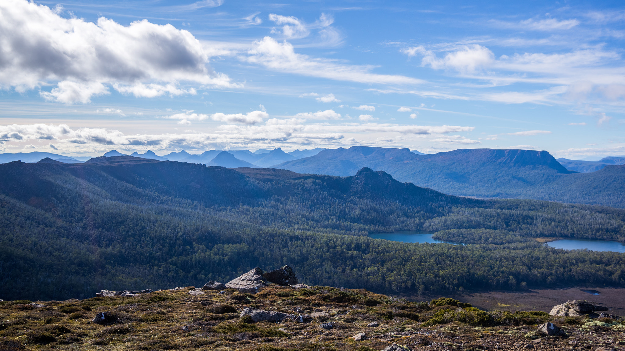 Sony Alpha NEX-5N + Sigma 19mm F2.8 EX DN sample photo. Blue in the mountains photography