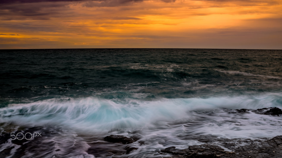 Nikon D800E + AF Zoom-Nikkor 35-105mm f/3.5-4.5 sample photo. Fire storm water photography