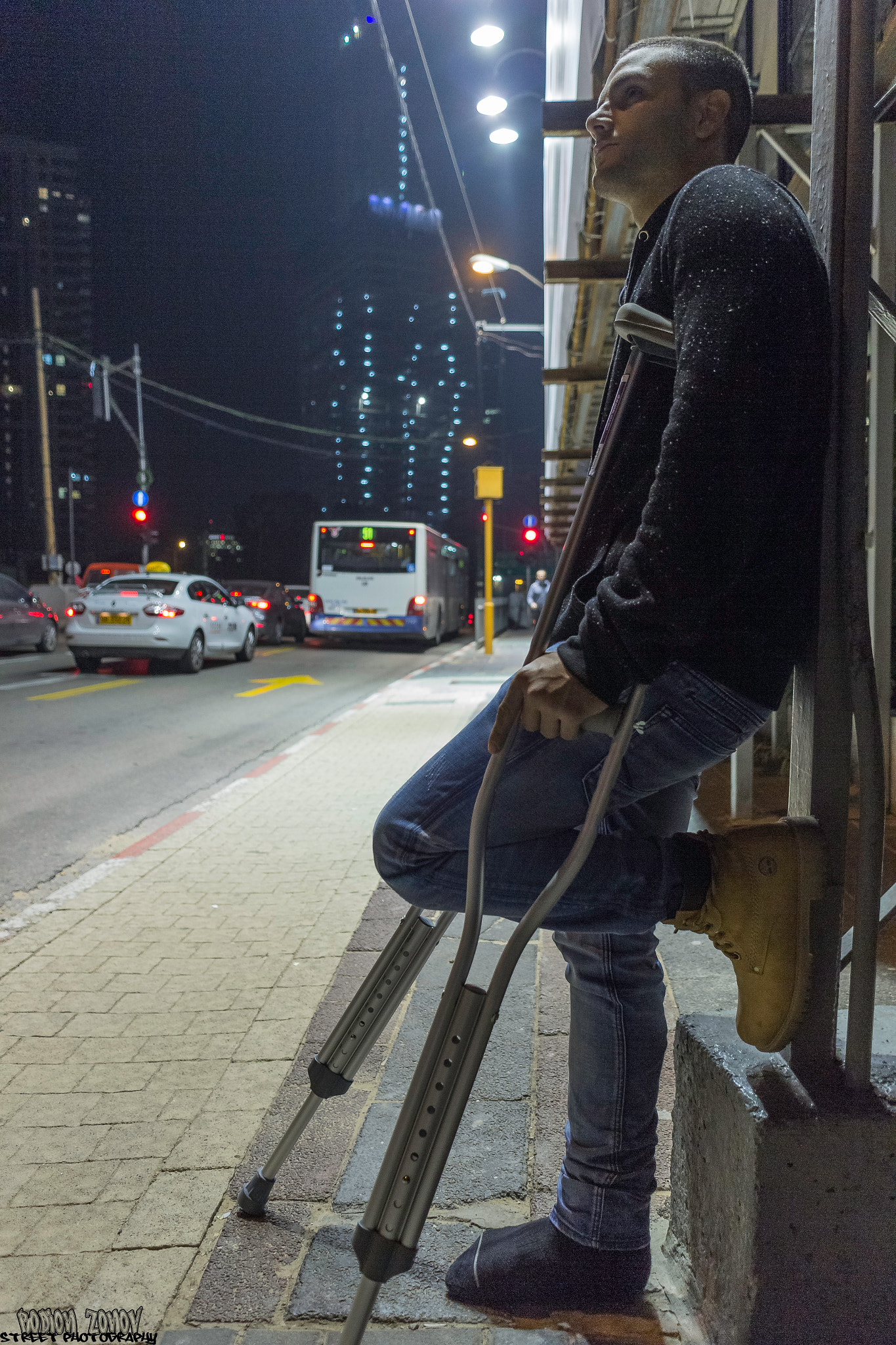 Sigma 18-50mm F2.8-4.5 DC OS HSM sample photo. At night in the tel aviv photography