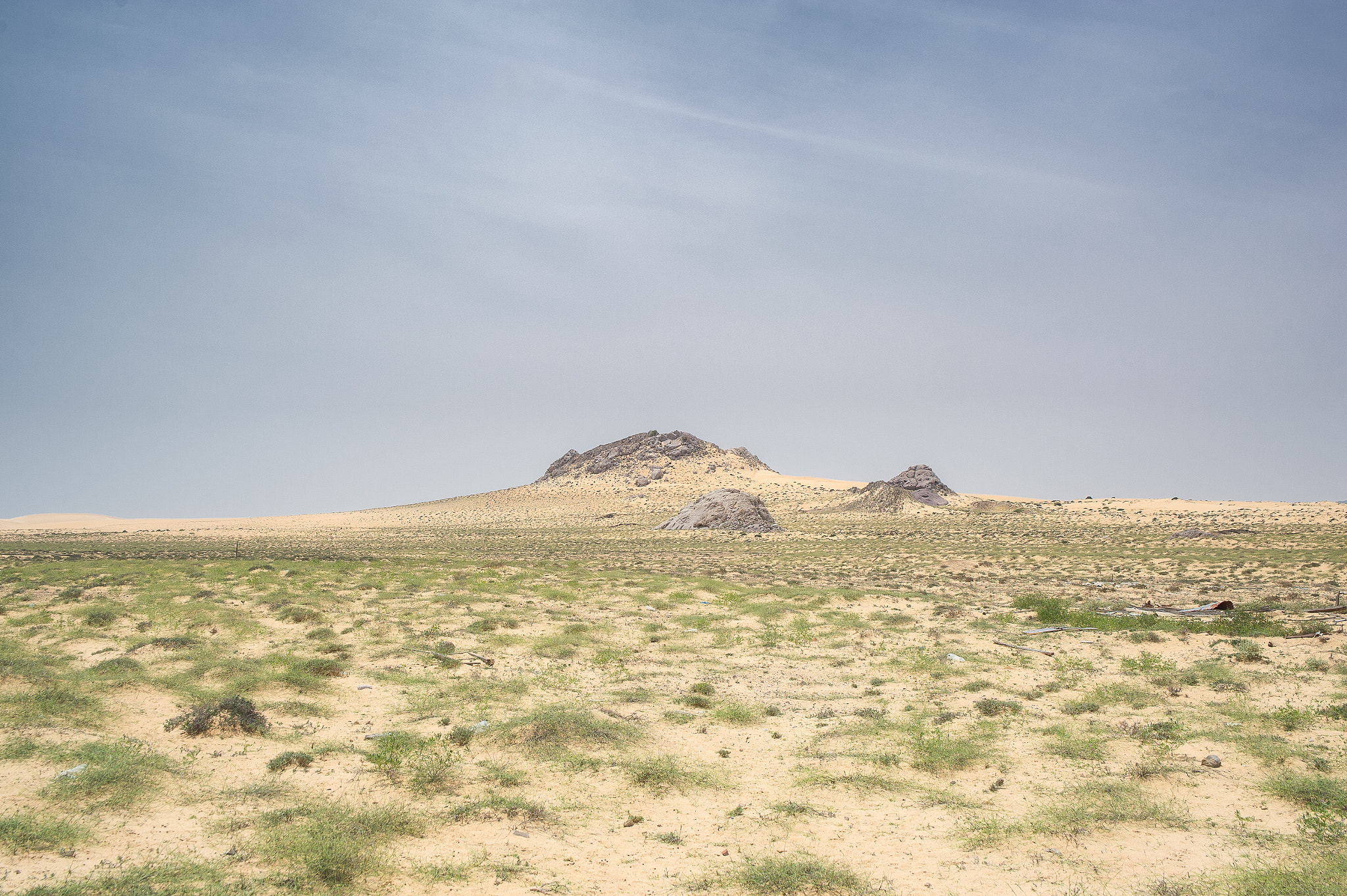 Sigma 24-70mm F2.8 EX DG HSM sample photo. Rocky outcrop near al ashkarah, oman photography