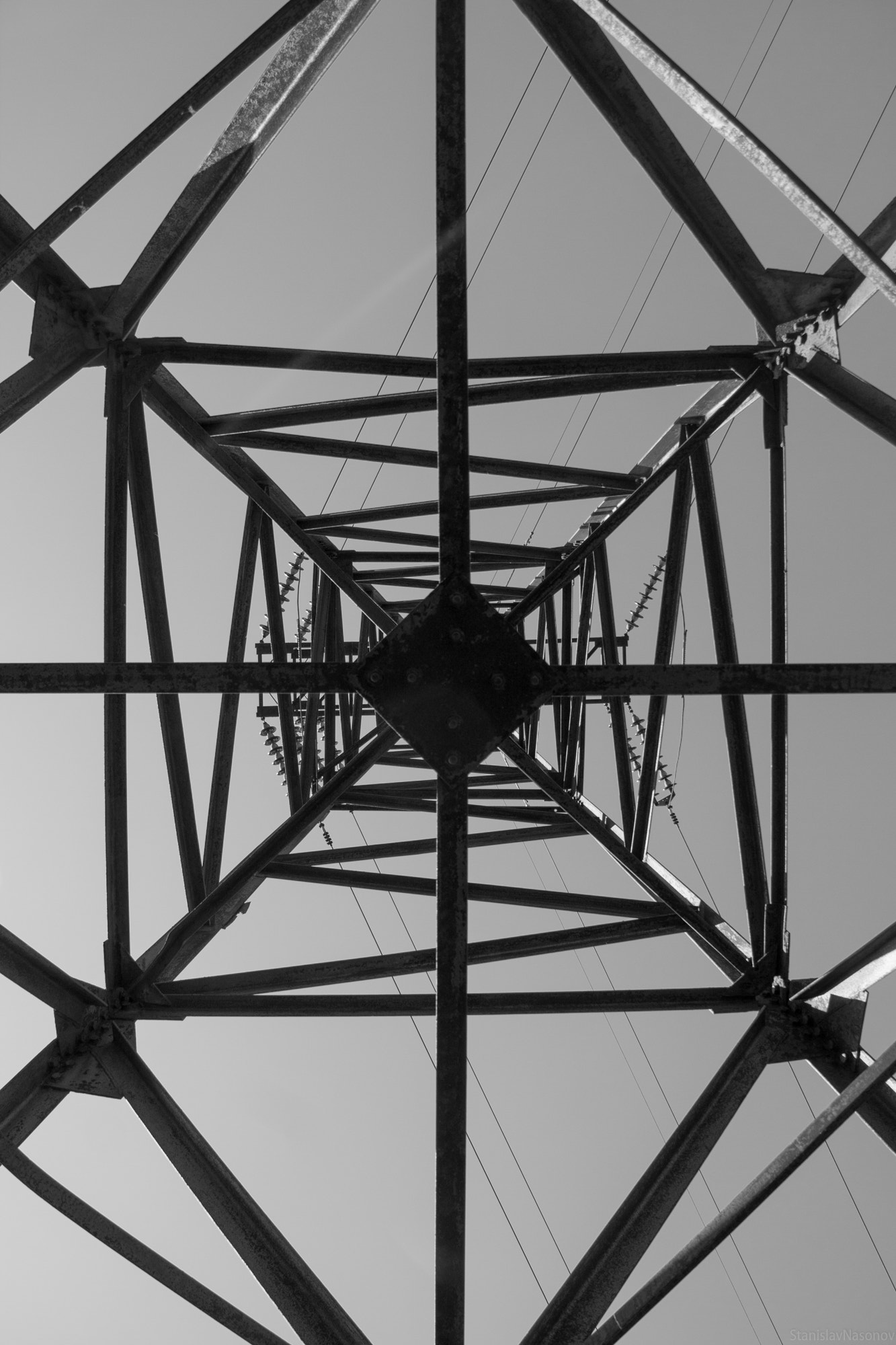 Canon EOS 40D sample photo. Transmission tower photography