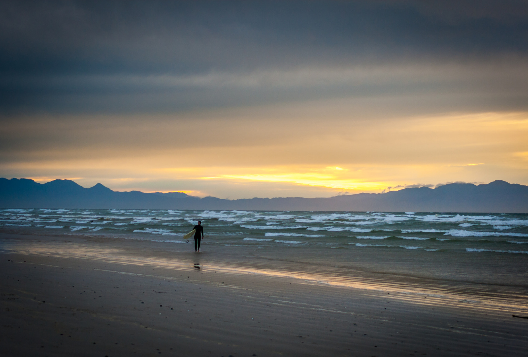 Canon EF 40mm F2.8 STM sample photo. Early morning surfer photography