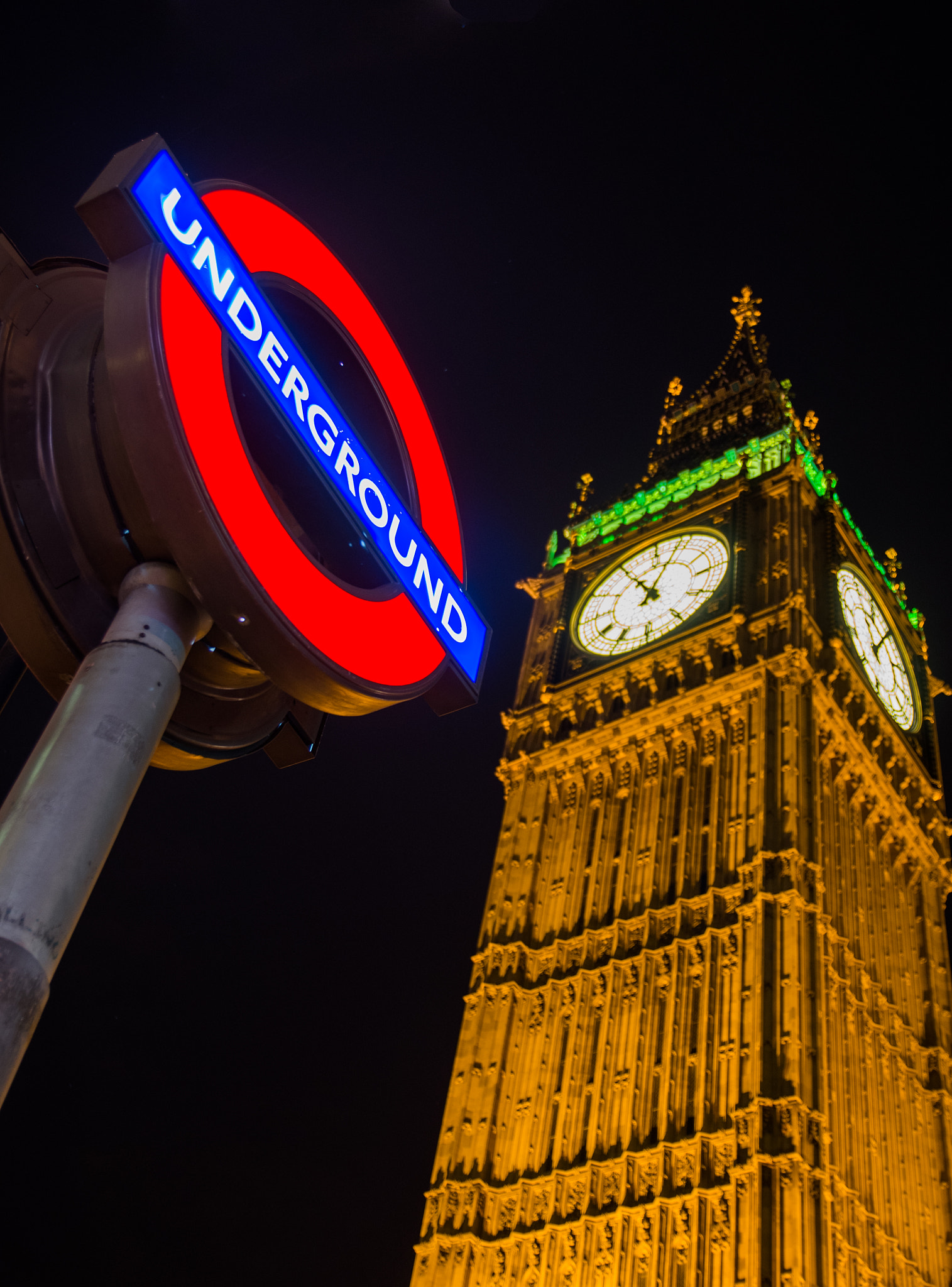 Pentax K-5 II sample photo. London underground at westminster photography