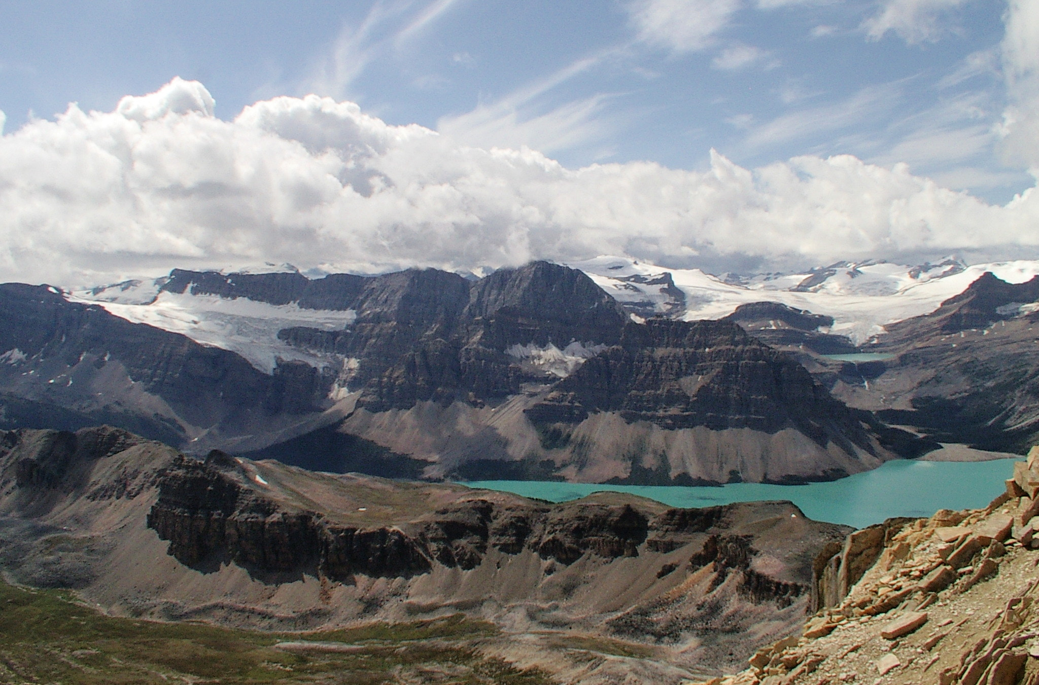 Pentax OPTIO MX sample photo. A view from cirque peak photography